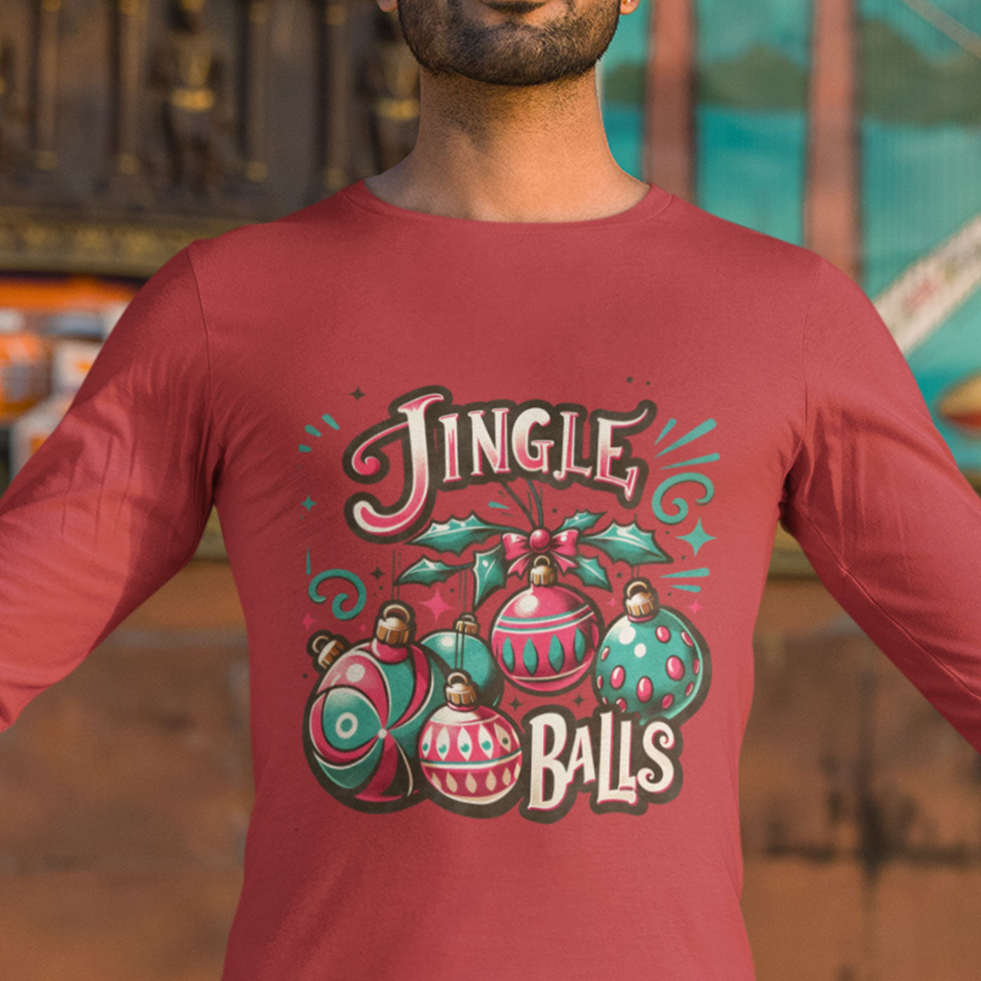 Jingle Balls | Fun and Festive Christmas | Unisex Long Sleeve