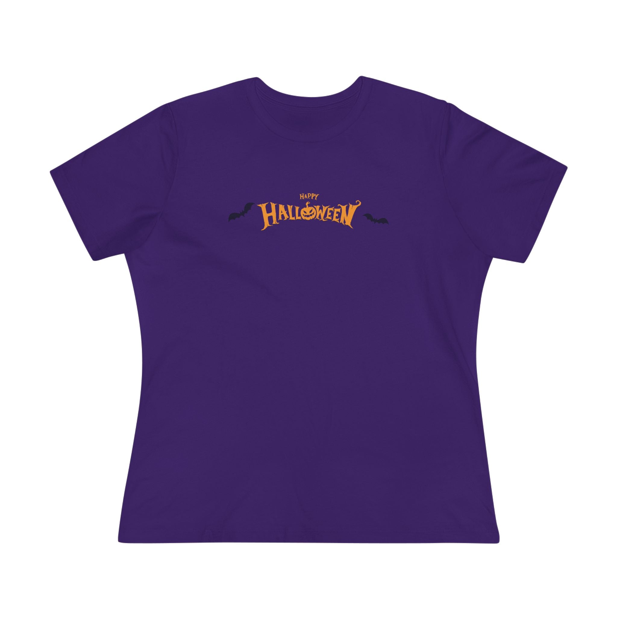 Halloween with Bats | Women's Cotton Tee