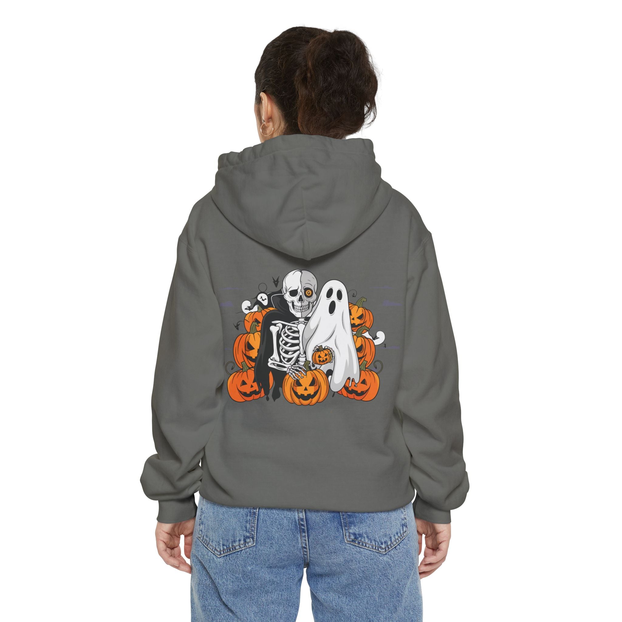 Halloween with Bats | Unisex Garment-Dyed Hoodie