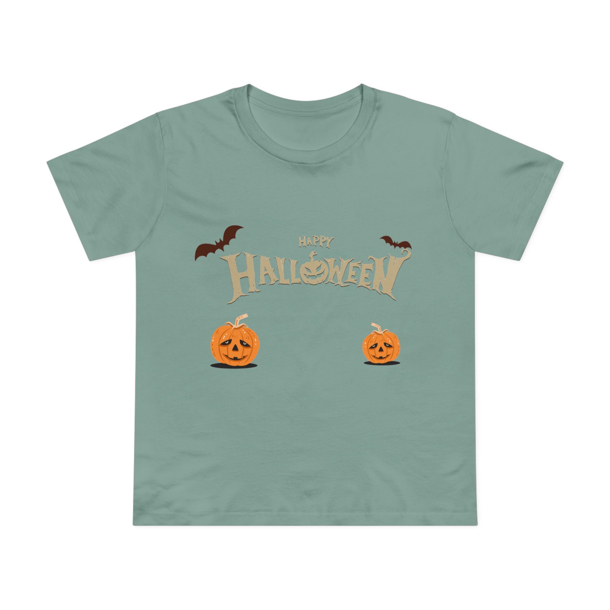 Halloween with Pumpkins | Women’s Maple Tee