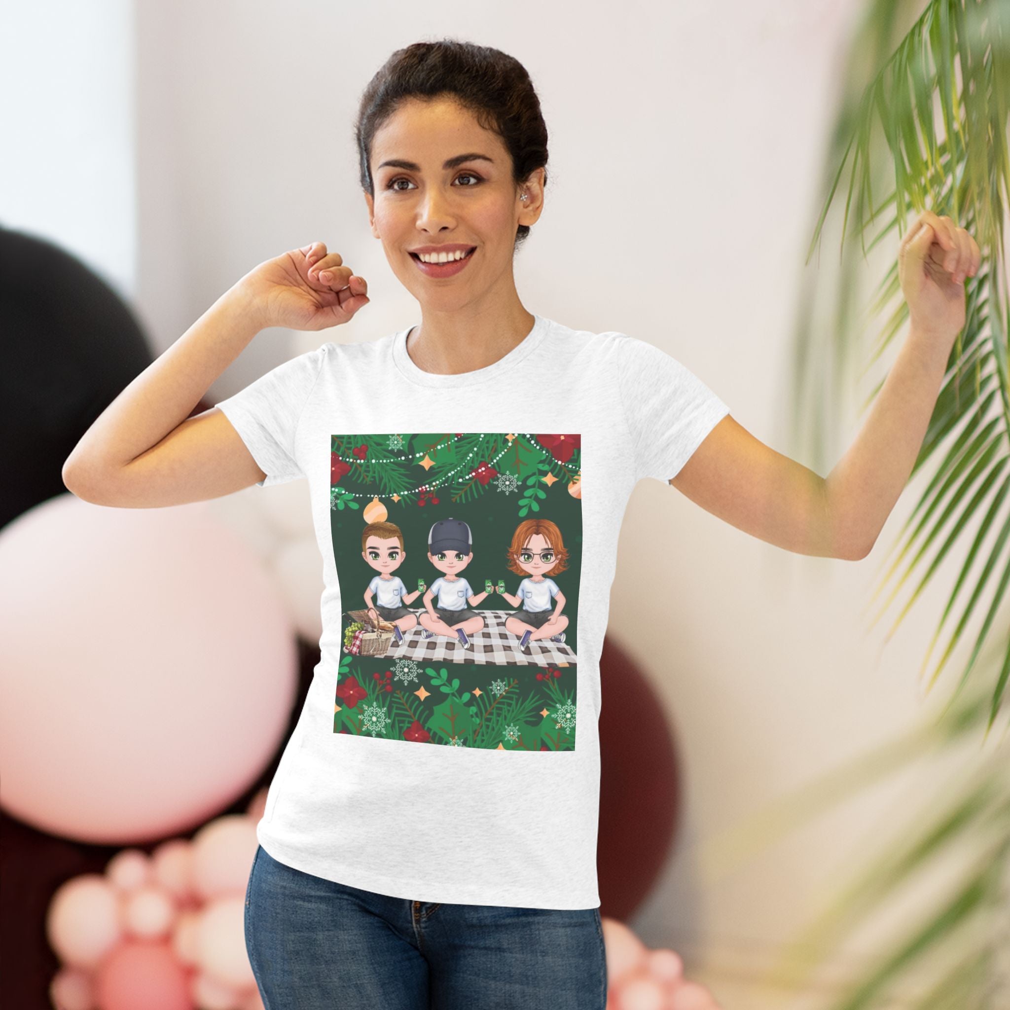 HAPPY CHRISTMAS DAY Women's Triblend Tee