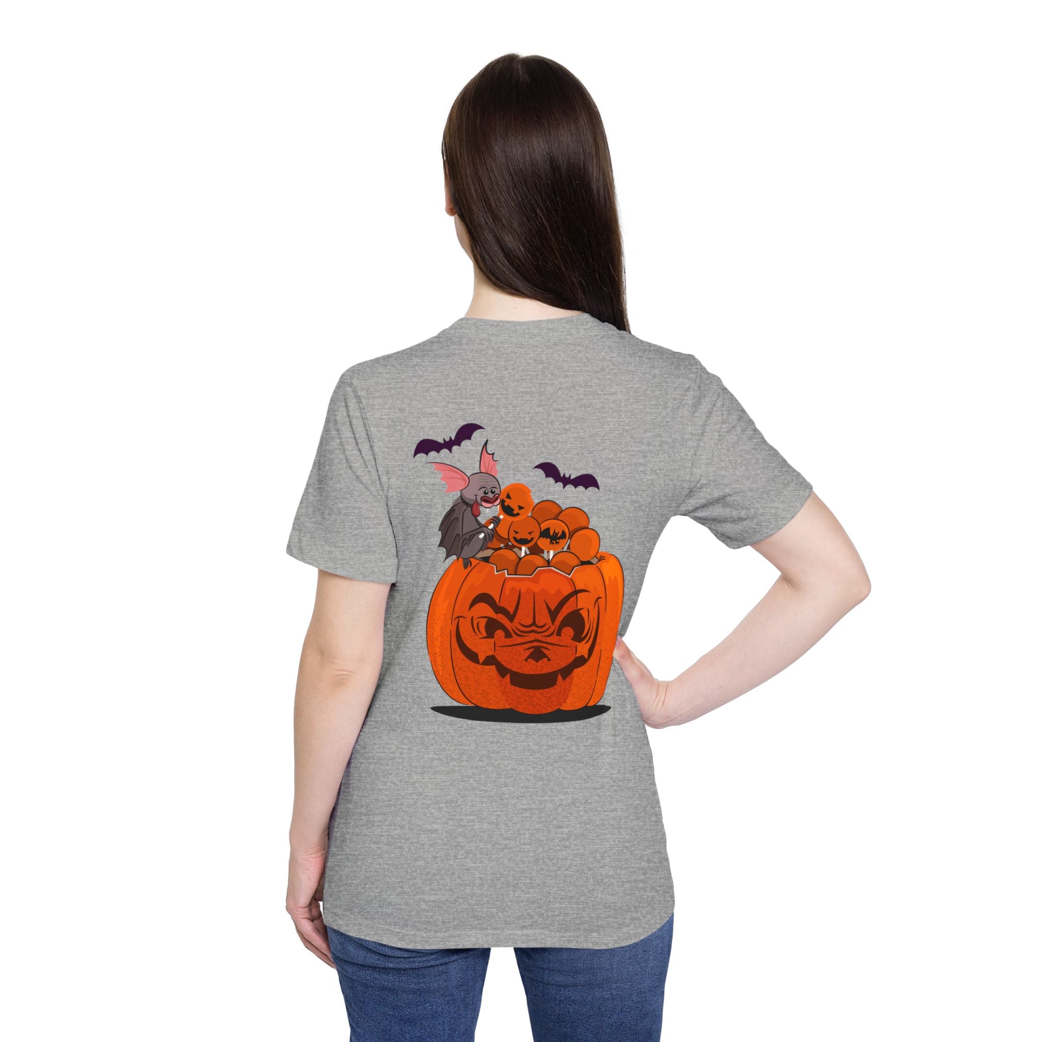 Halloween Trick or Treat | USA-Made Unisex Short-Sleeve Jersey T-Shirt