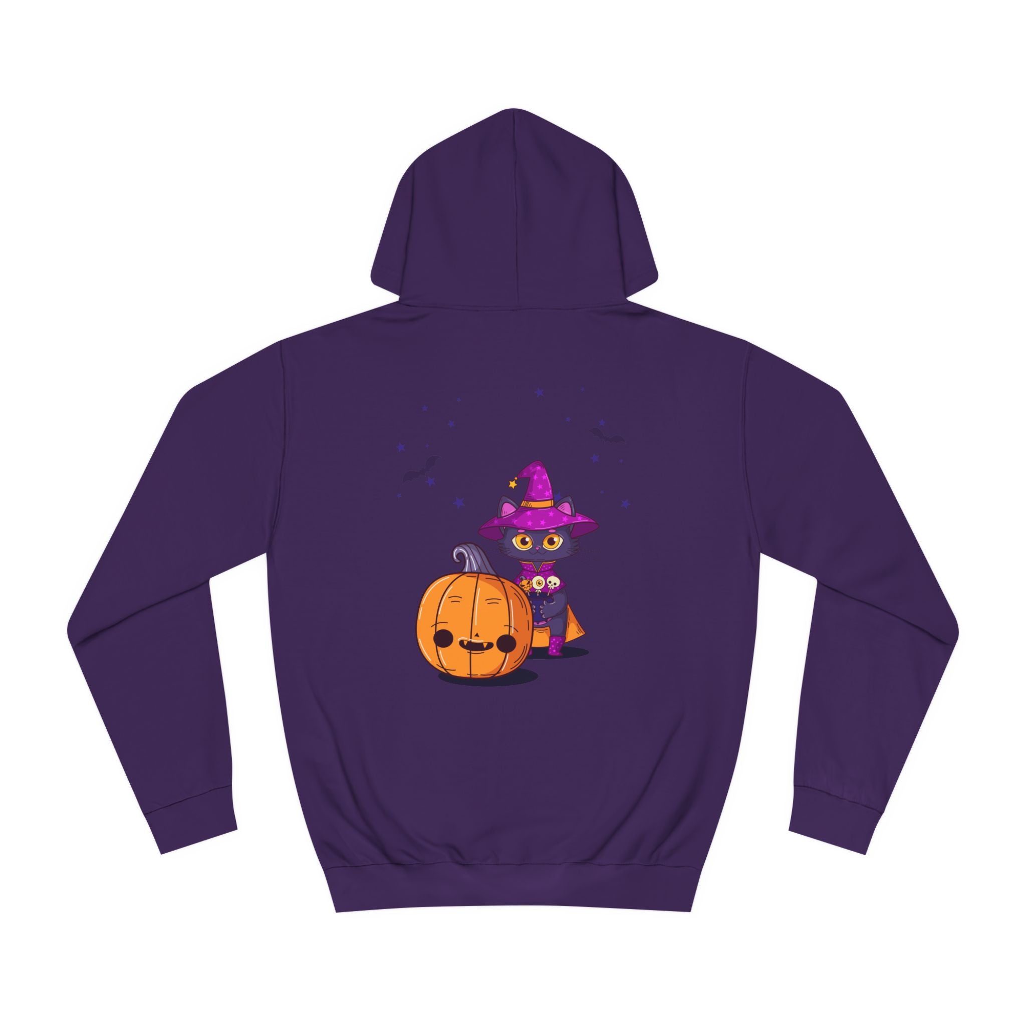 Halloween with Witch's Cats | Unisex College Hoodie
