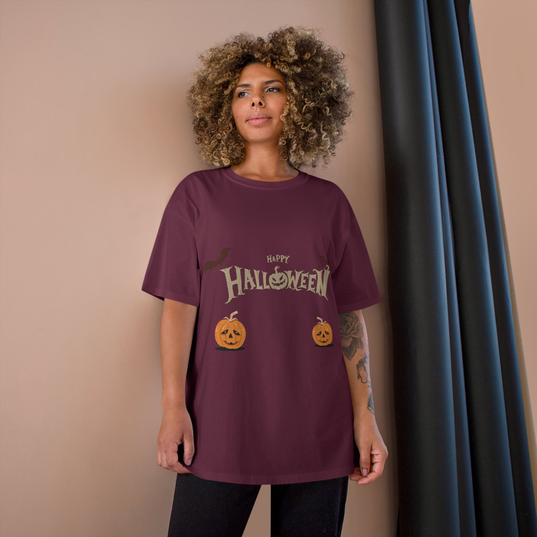 Halloween with Pumpkins | Champion T-Shirt