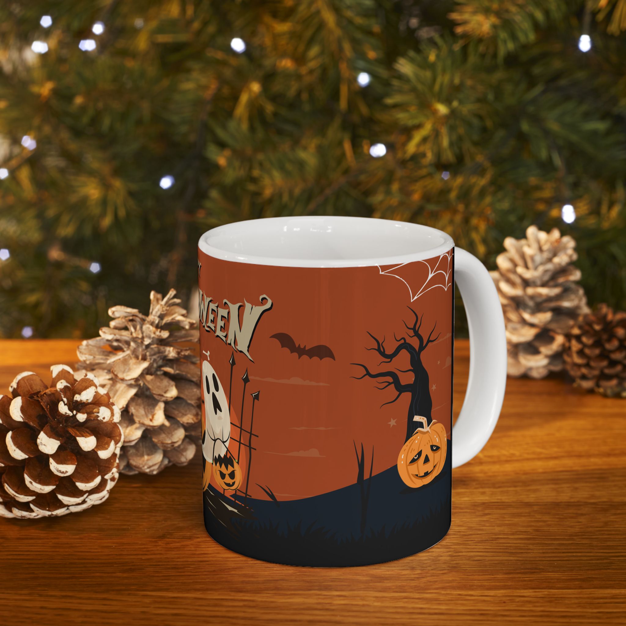 Happy Halloween with Pumpkin | Ceramic Mug
