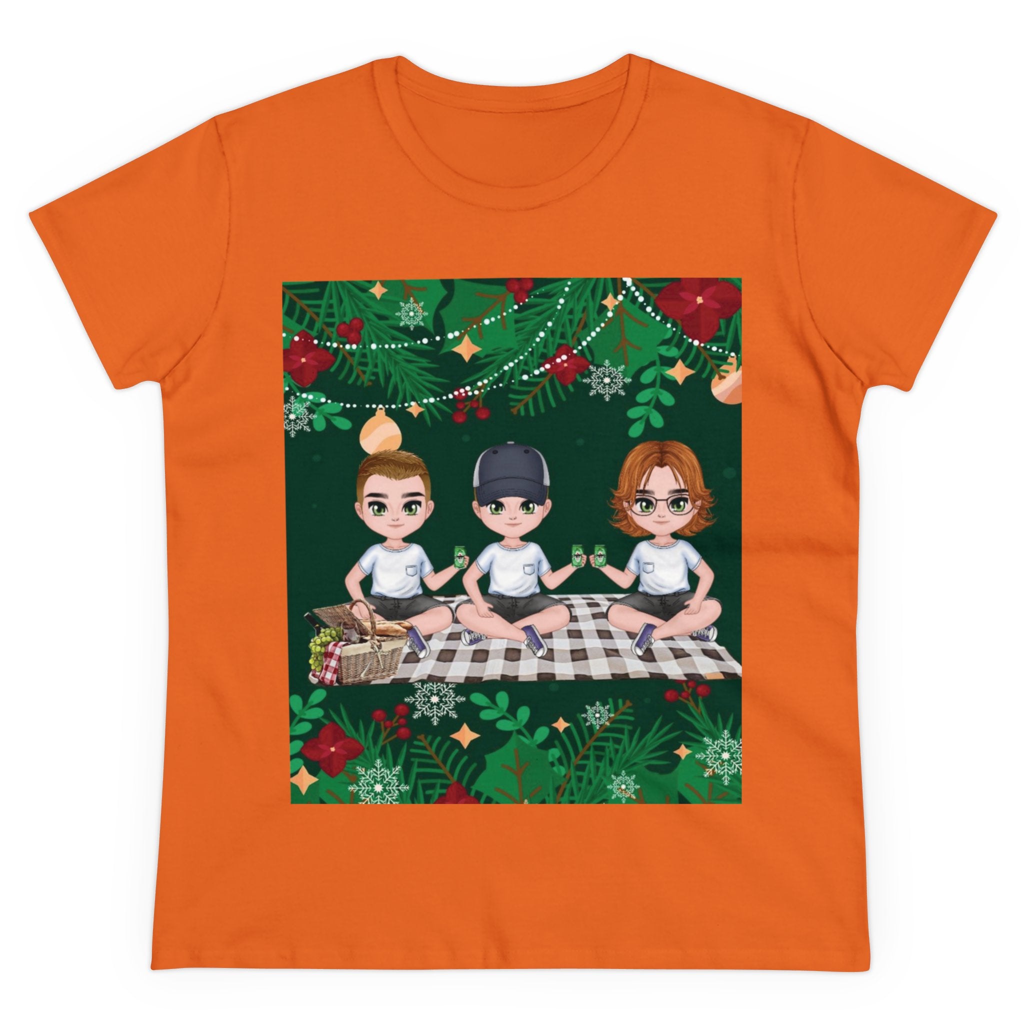 Happy Christmas Day | Women's Midweight Cotton Tee