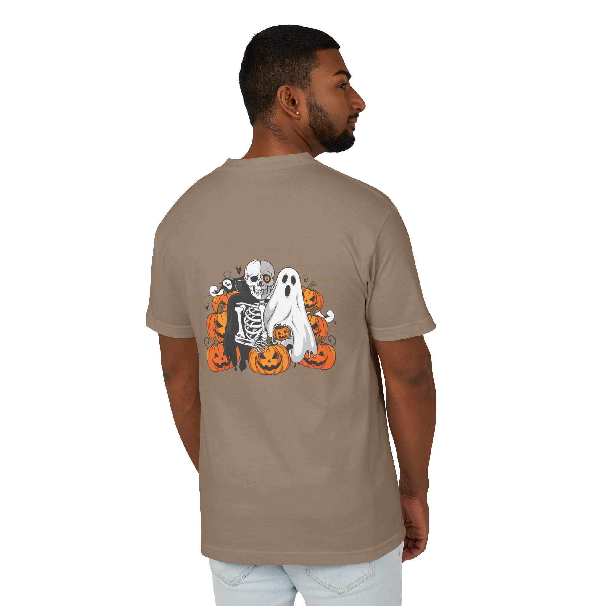 Halloween with Bats | Unisex Garment-Dyed Heavyweight Cotton Tee