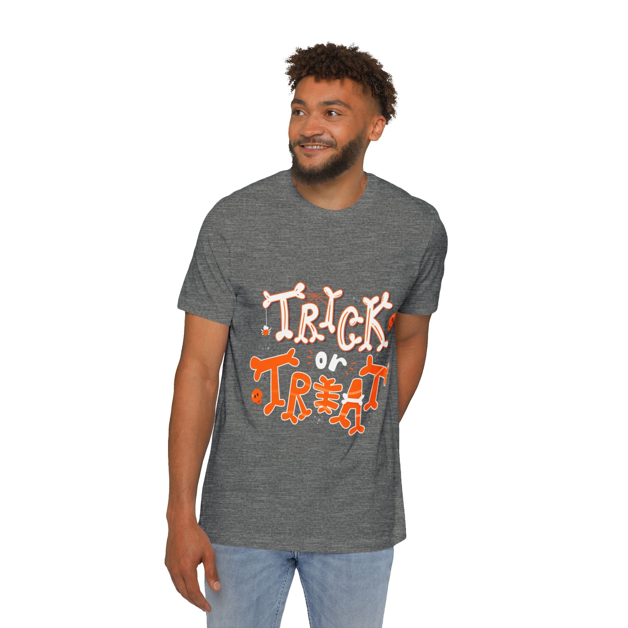 Halloween Trick or Treat | USA-Made Unisex Short-Sleeve Jersey T-Shirt
