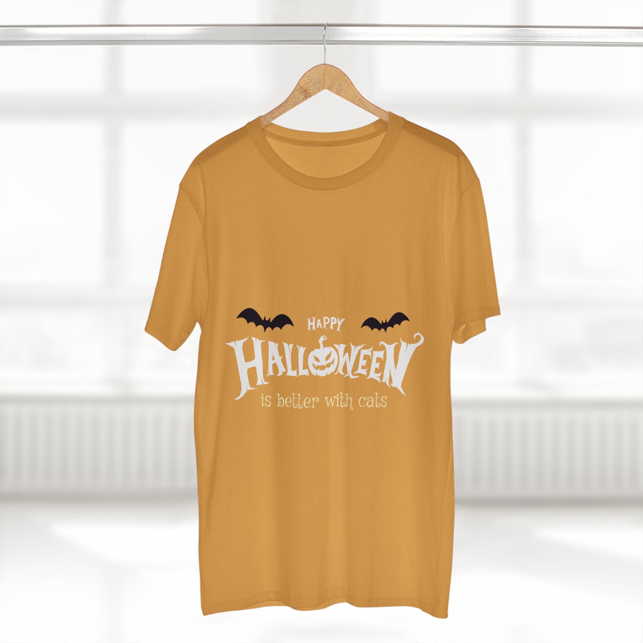 Halloween with Witch's Cats | Men's Staple Tee