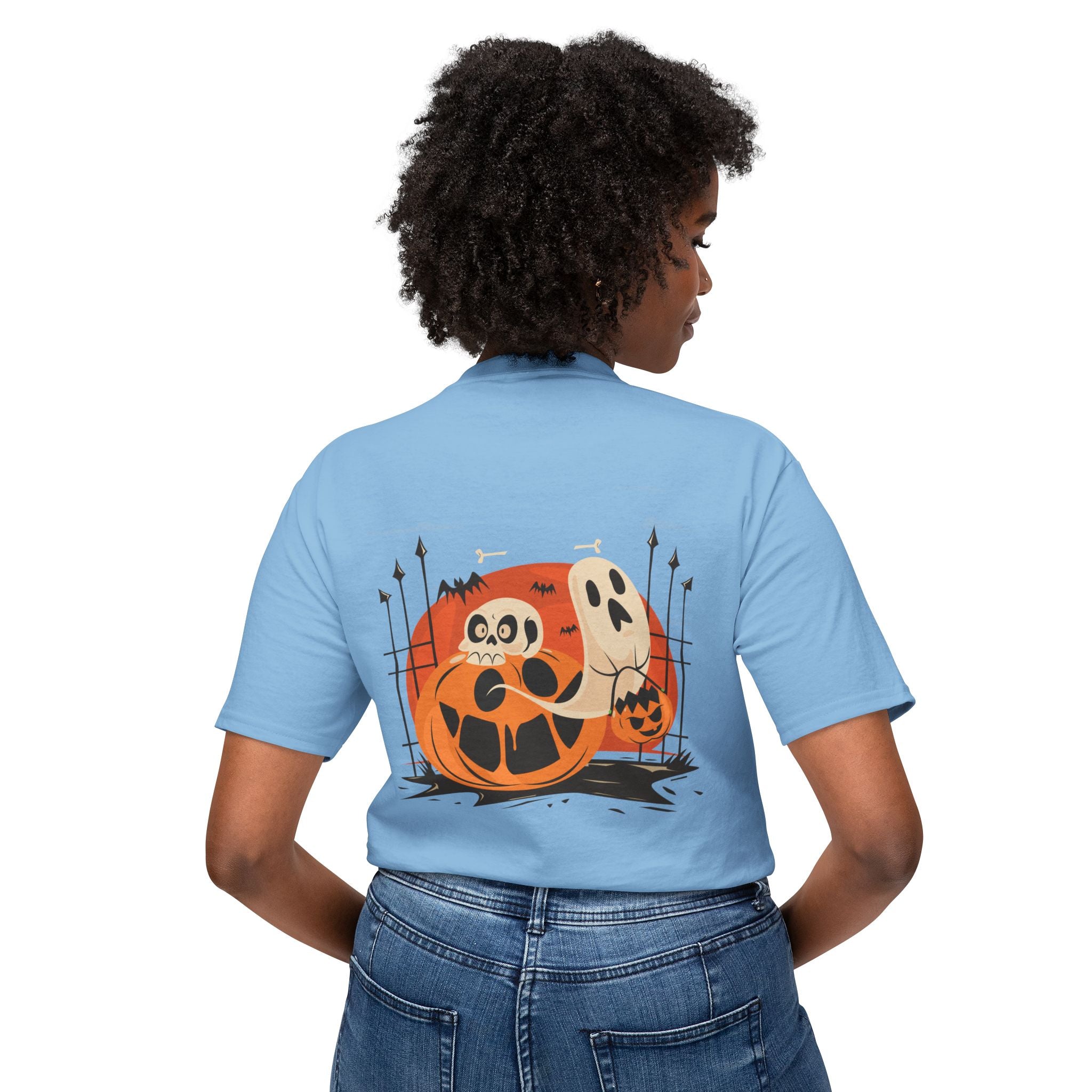 Halloween with Pumpkins | Unisex HD Cotton™ T-shirt
