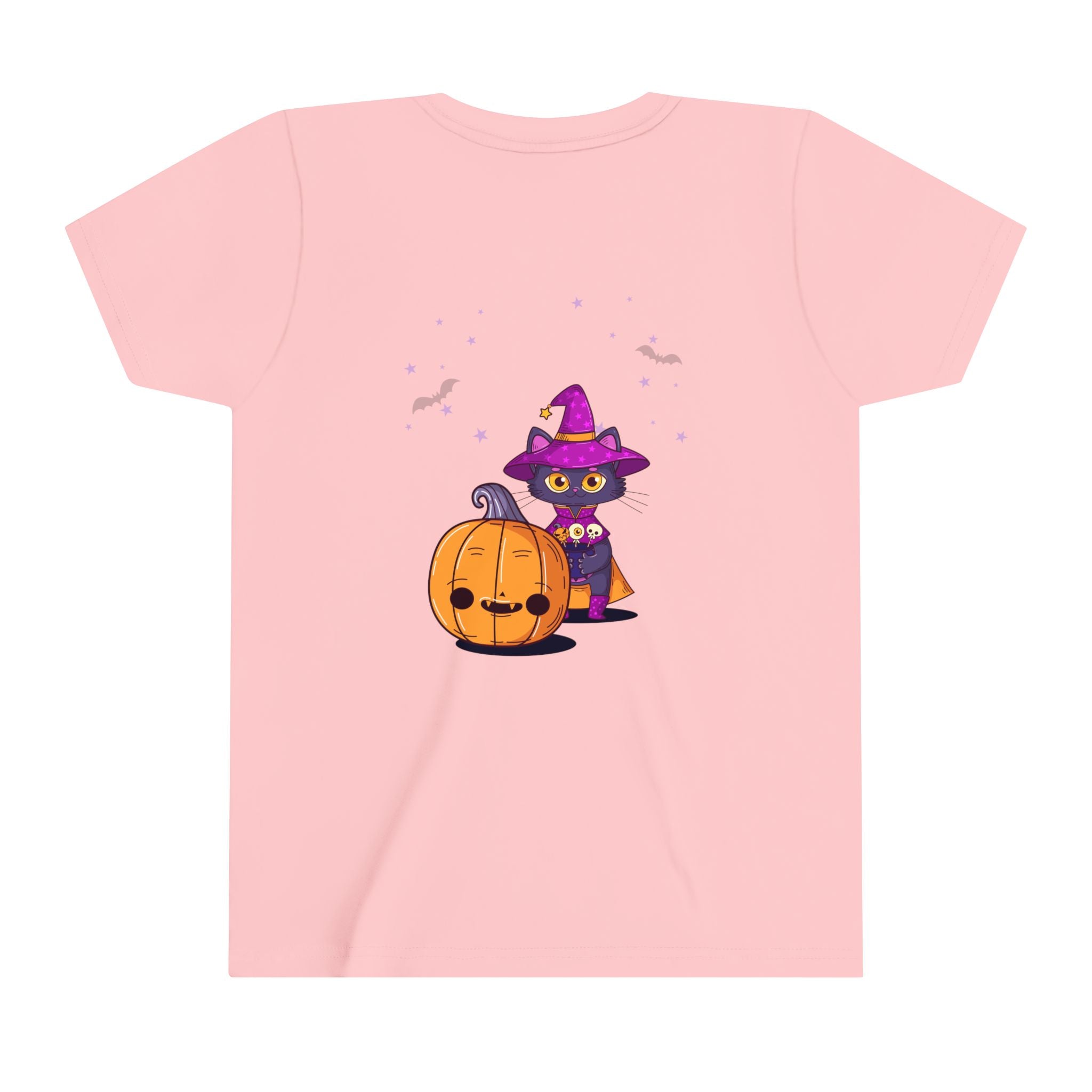 Halloween with Witch's Cats | Youth Short Sleeve Tee