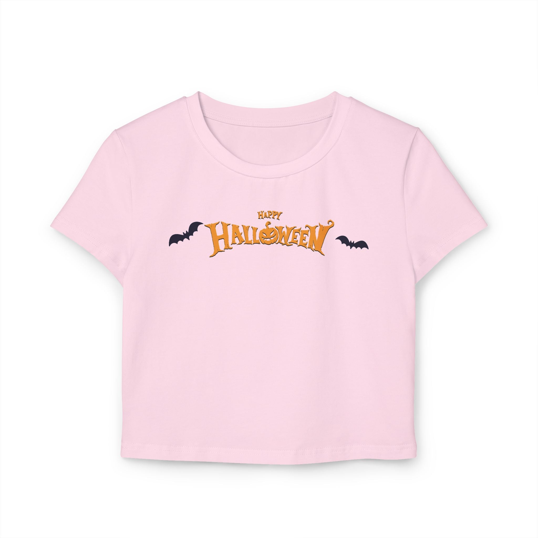 Halloween with Bats | Women's Baby Tee