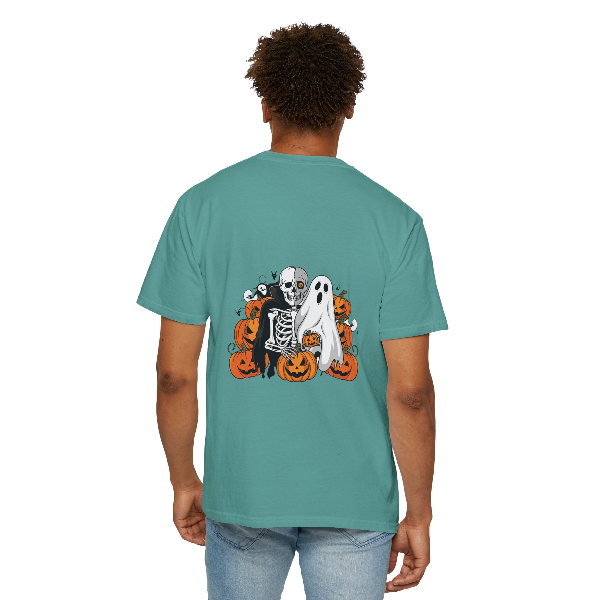 Halloween with Bats | Unisex Garment-Dyed T-shirt