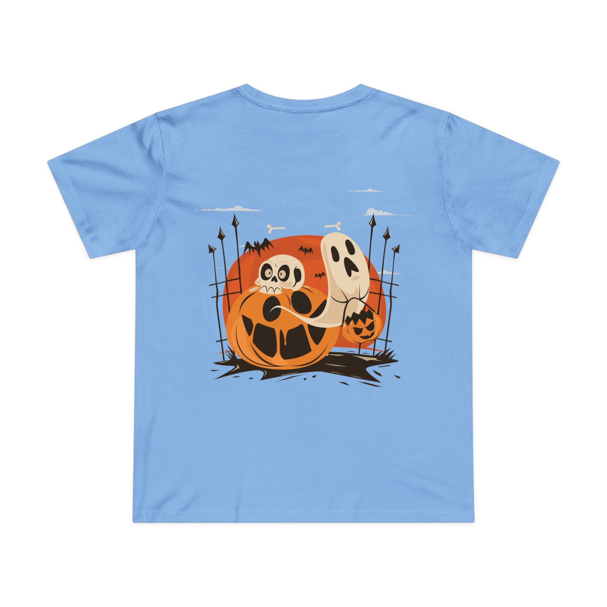 Halloween with Pumpkins | Women’s Maple Tee