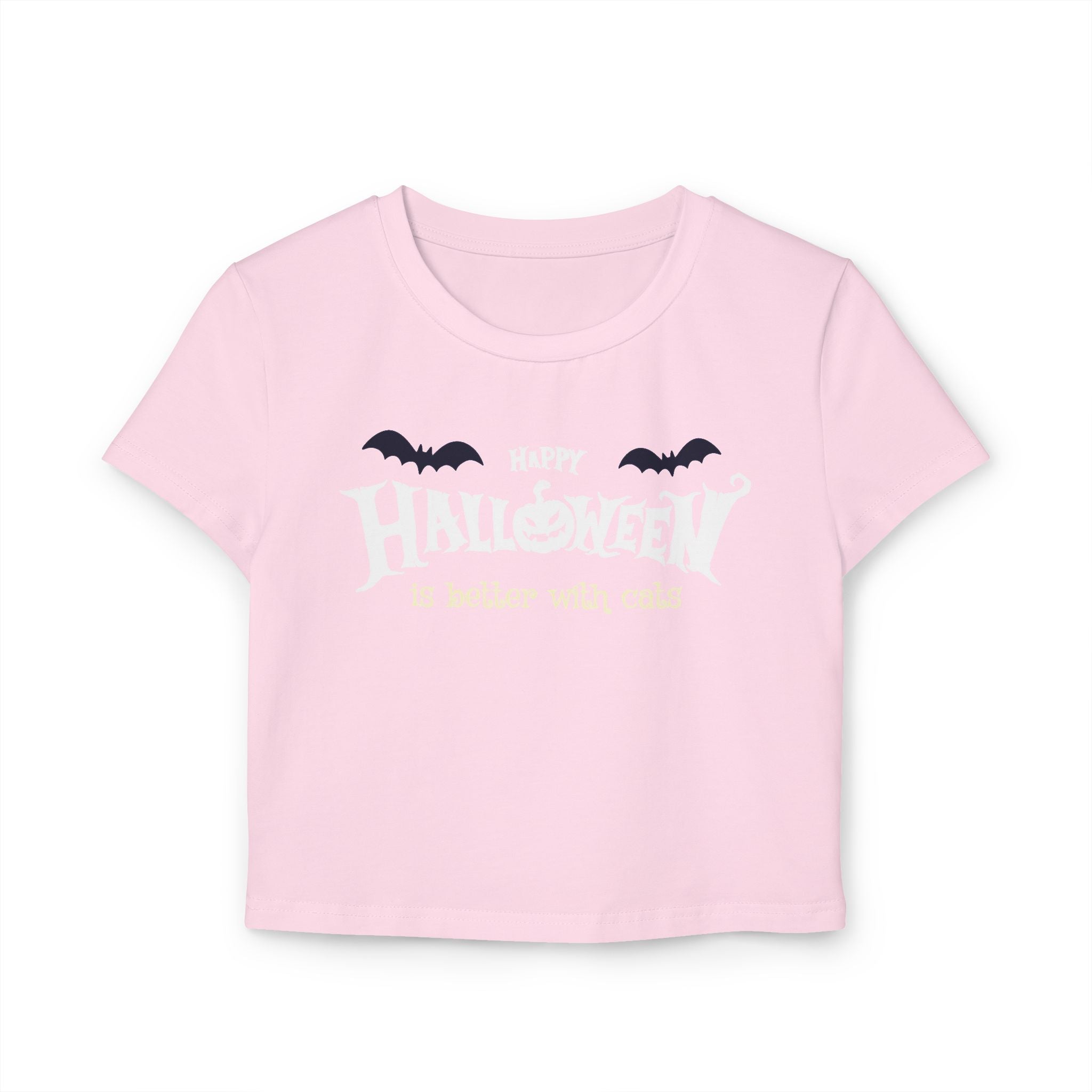 Halloween with Witch's Cats | Women's Baby Tee