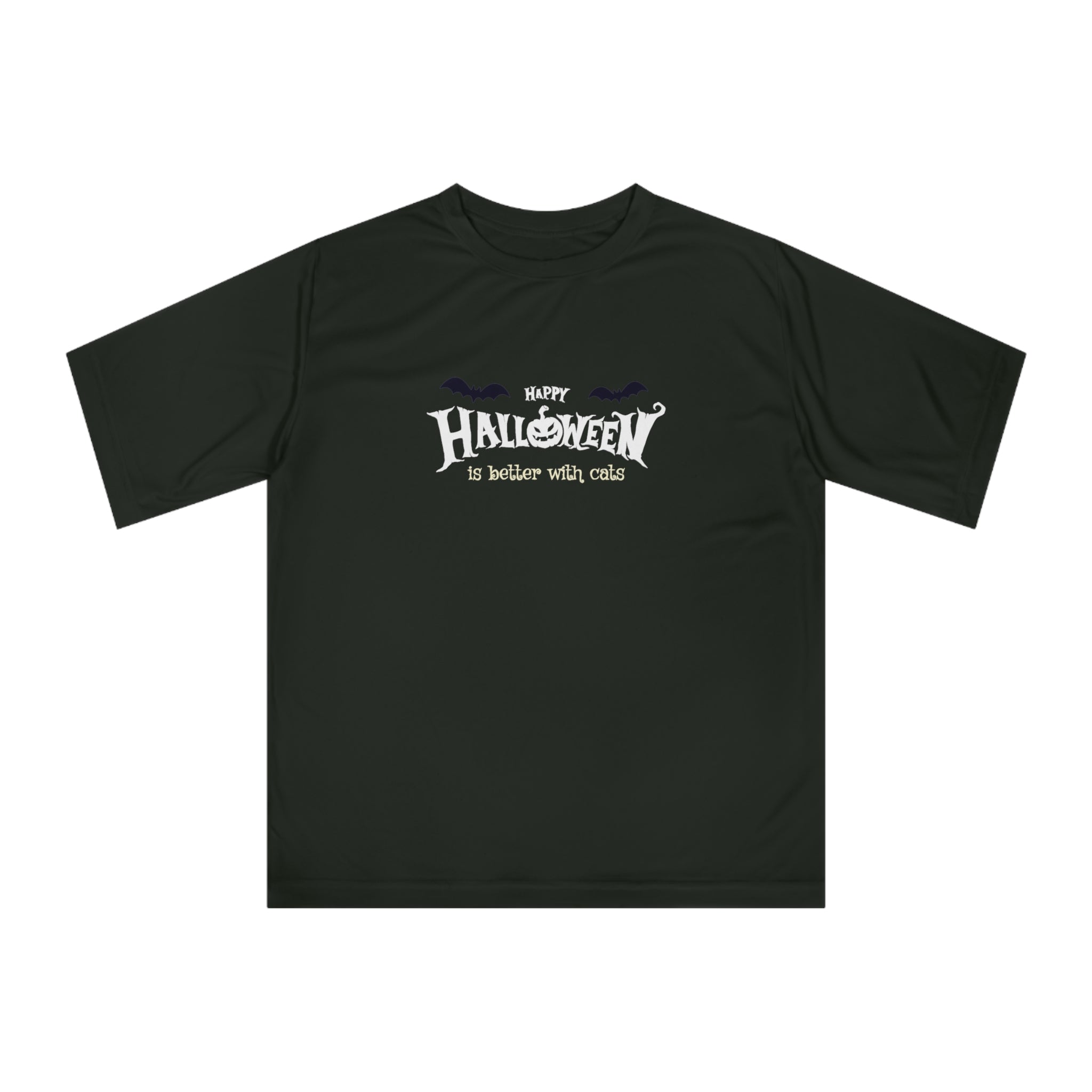 Halloween with Witch's Cats | Unisex Zone Performance T-shirt