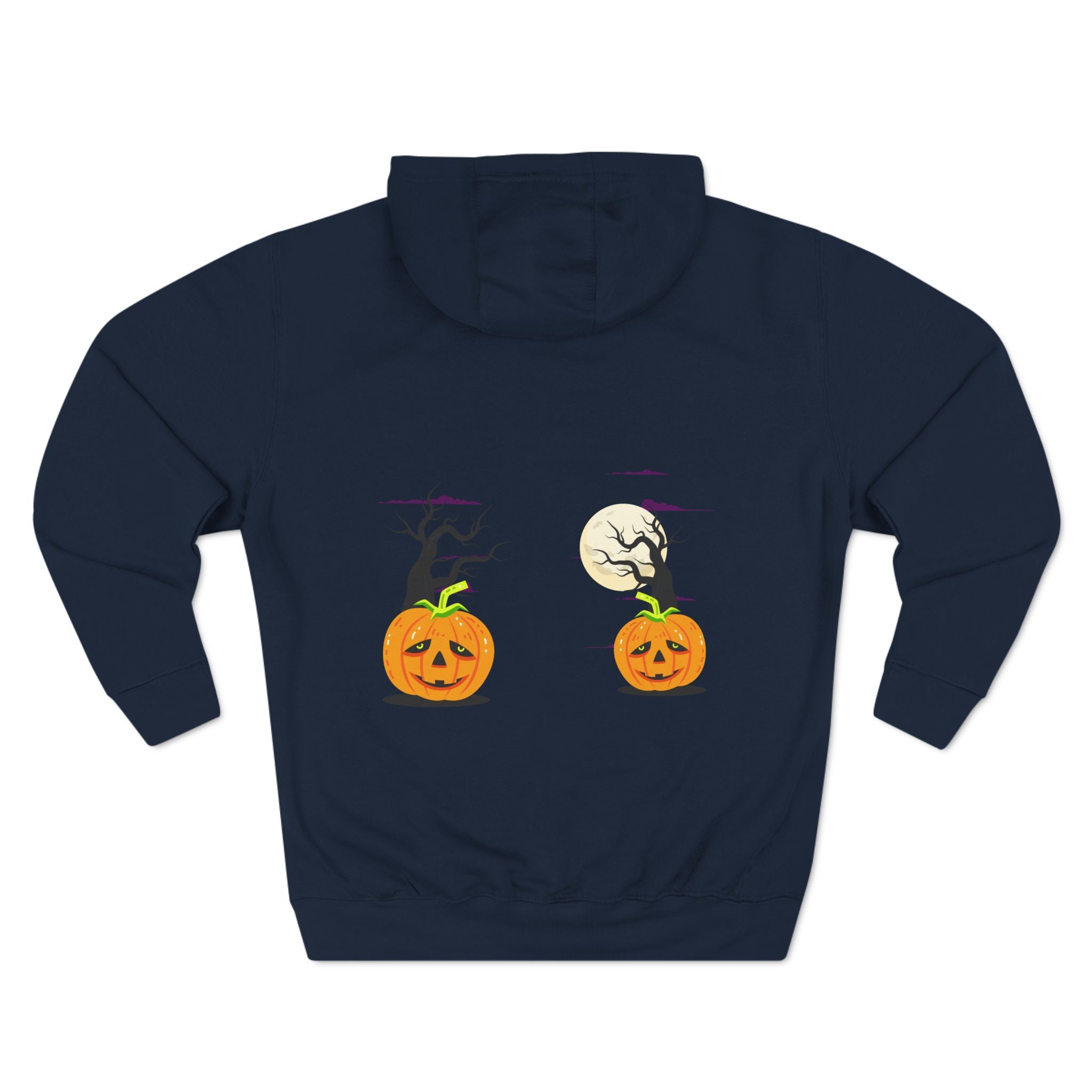 Halloween is Better with Cats | Three-Panel Fleece Hoodie