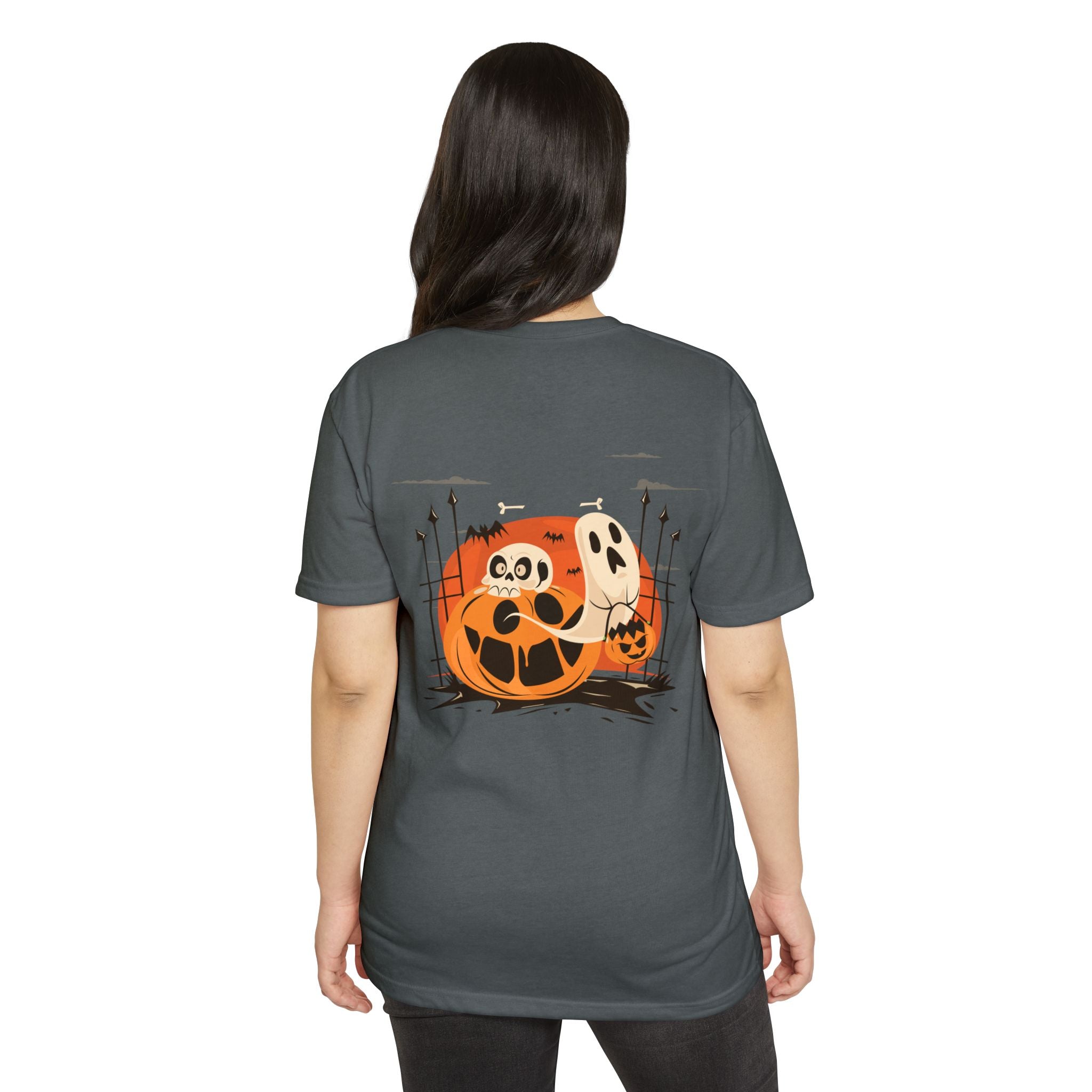 Halloween with Pumpkins | Unisex CVC Jersey T-shirt