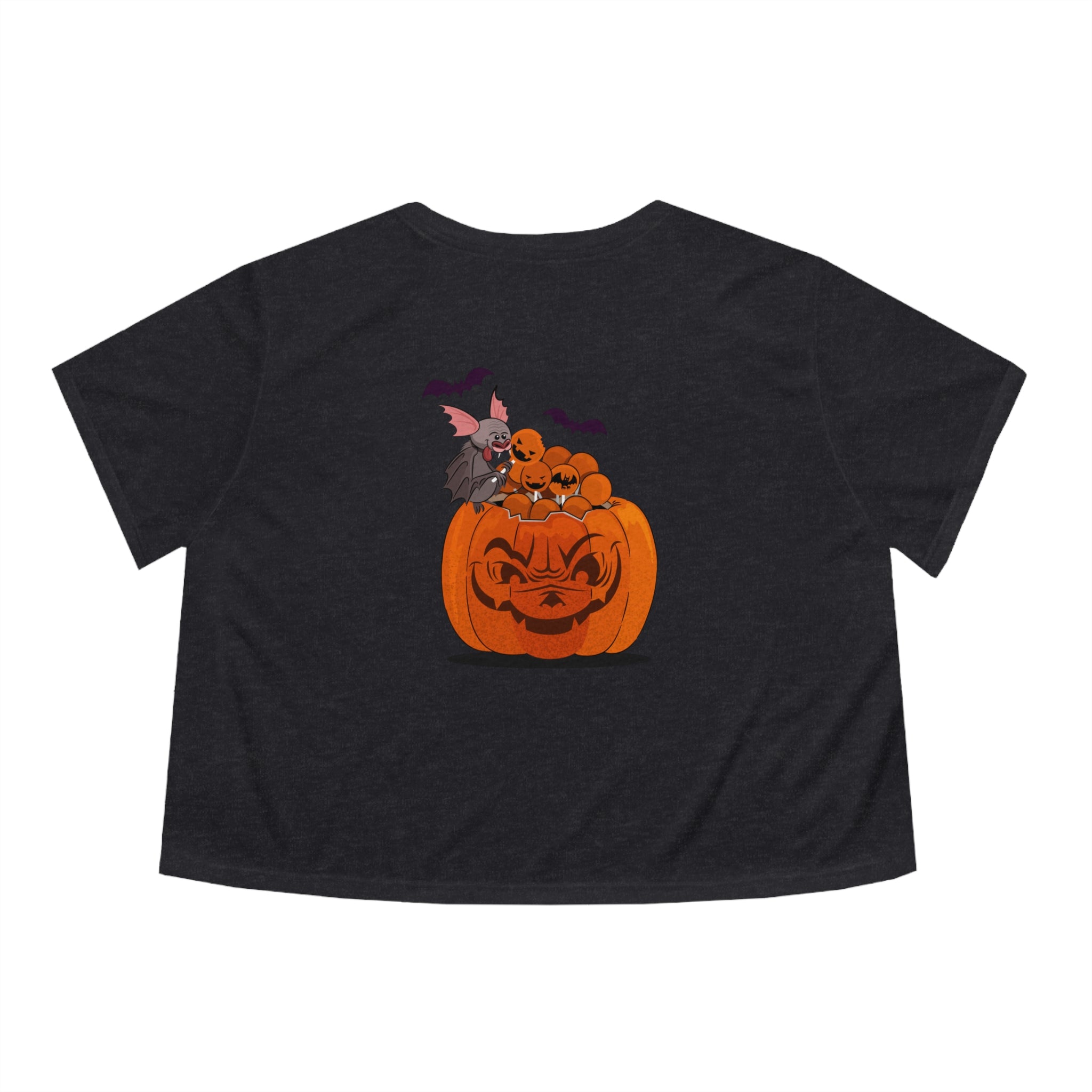 Halloween Trick or Treat | Women's Flowy Cropped Tee