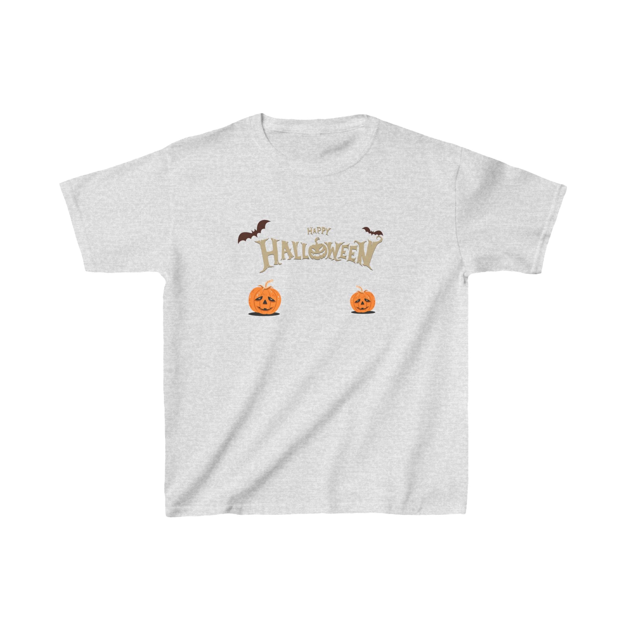 Halloween with Pumpkins | Kids Heavy Cotton Tee