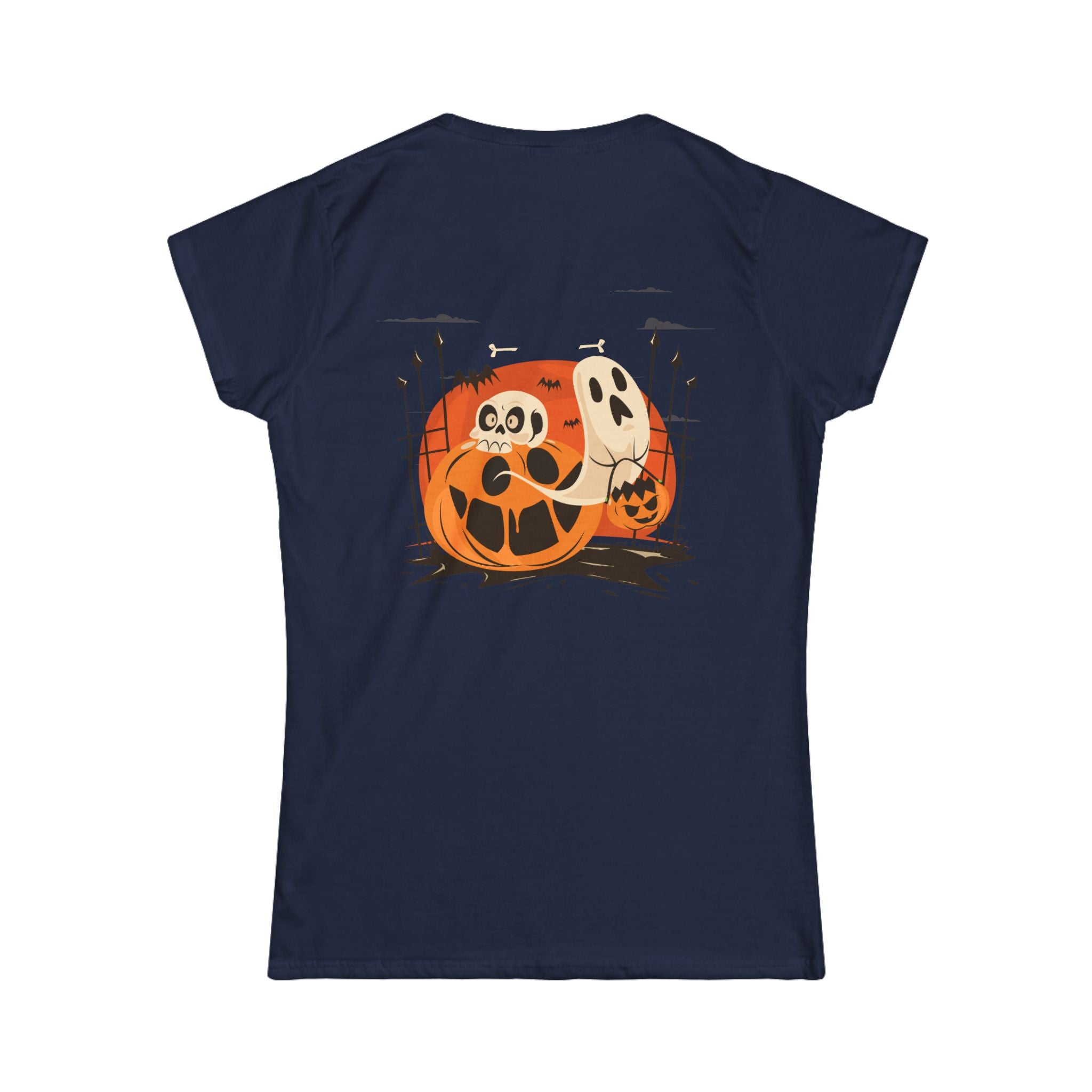 Halloween with Pumpkins | Women's Softstyle Tee