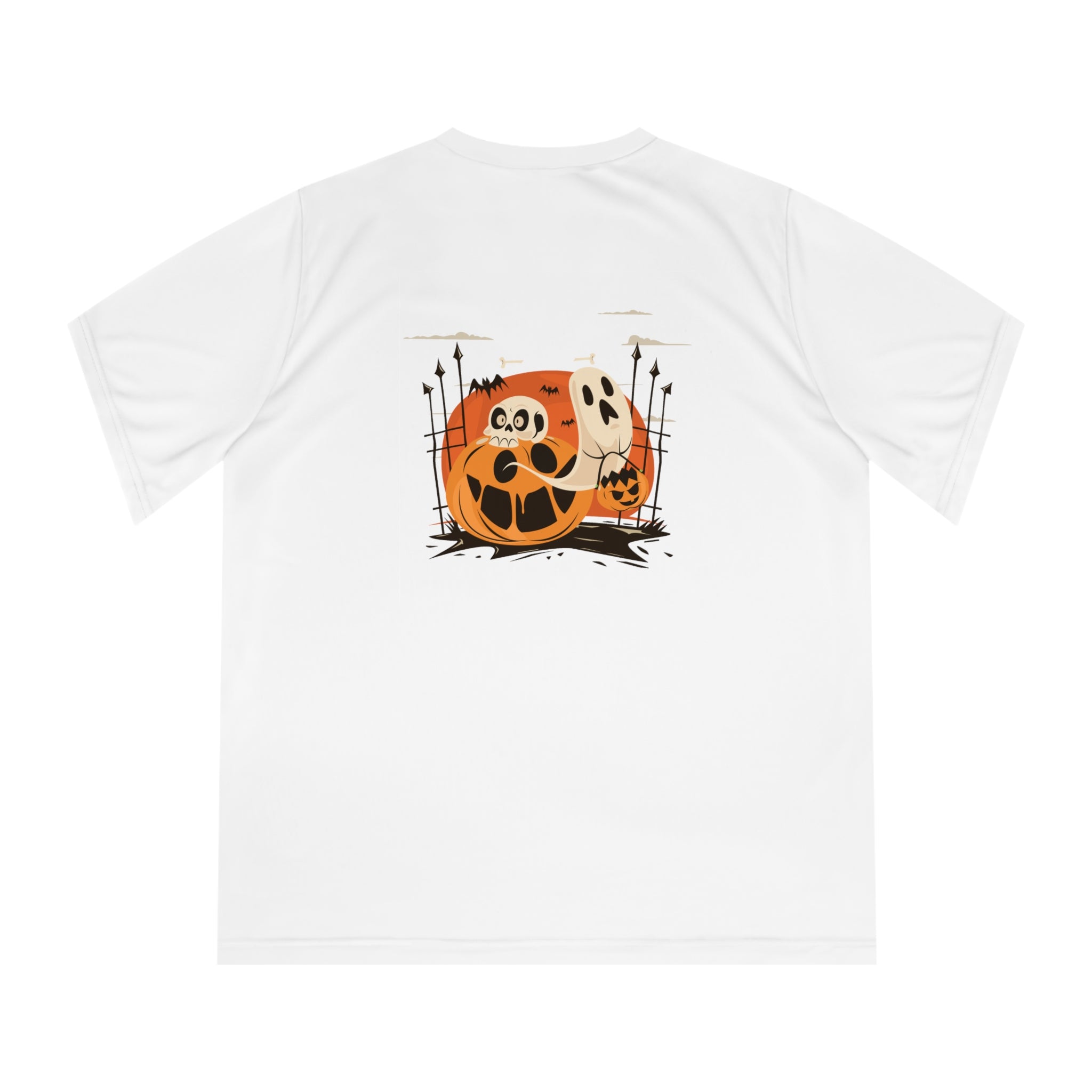 Halloween with Pumpkins | Women's Performance V-Neck T-Shirt