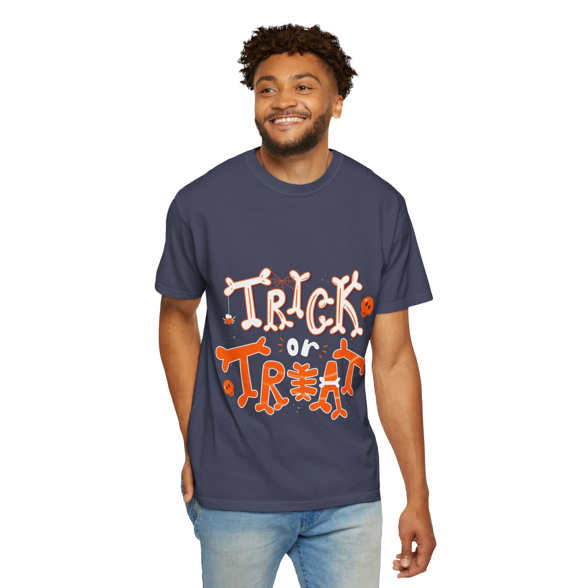 Halloween Trick or Treat  | Unisex Garment-Dyed T-shirt