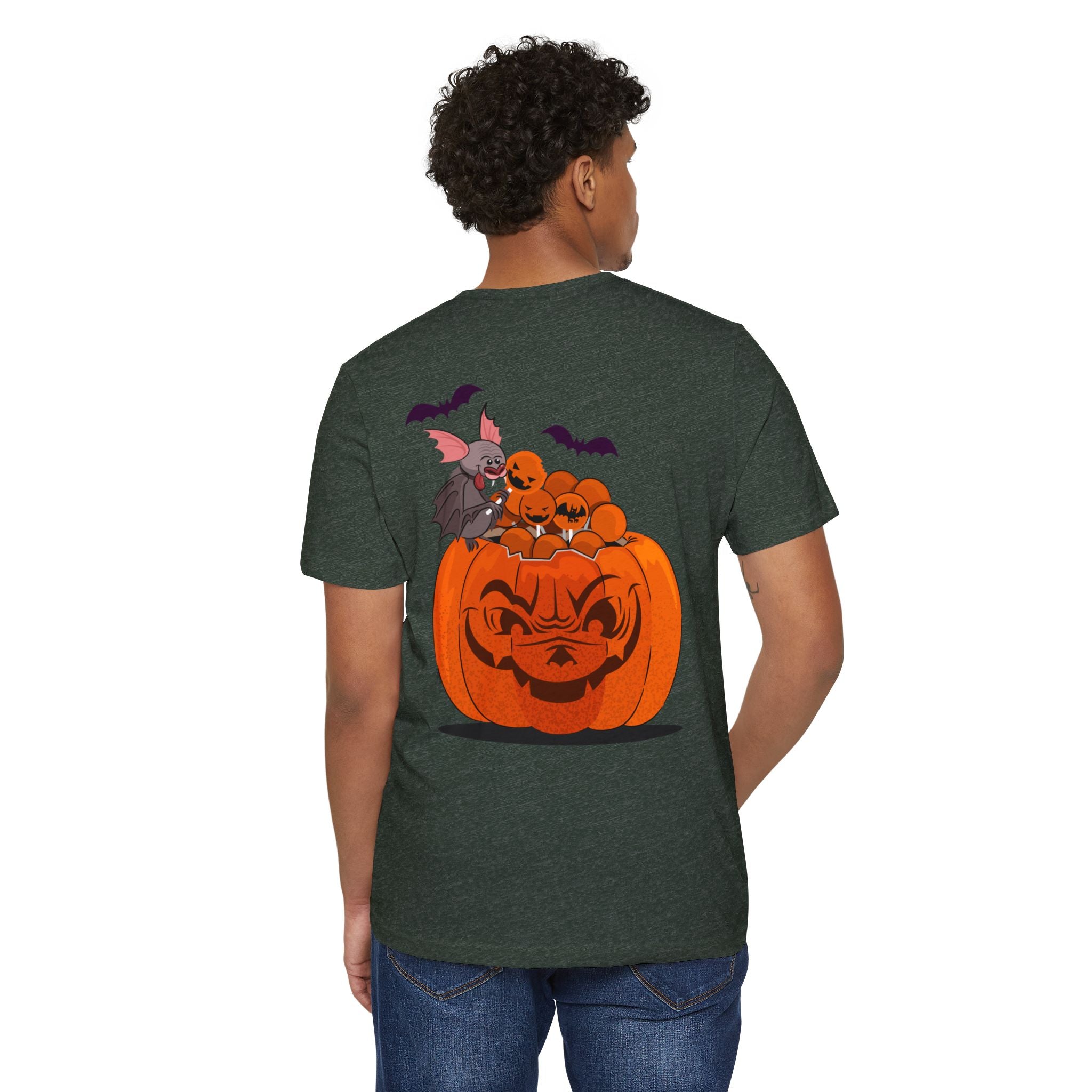 Halloween Trick or Treat | Unisex Recycled Organic T-Shirt