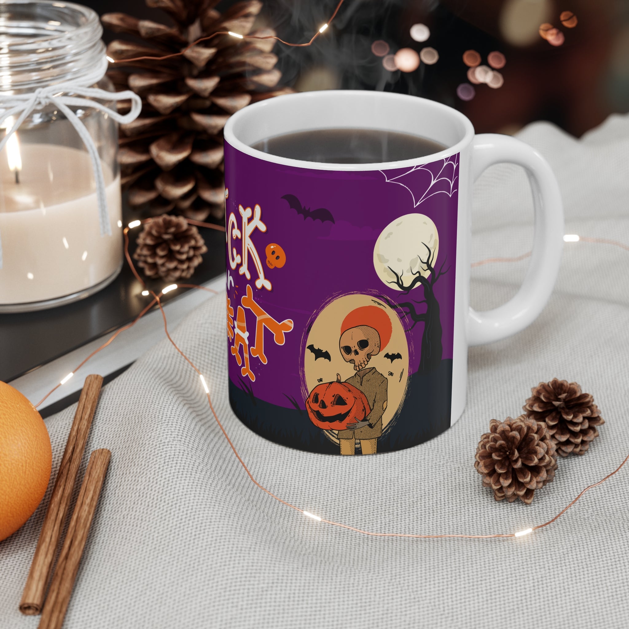 Halloween Trick or Treat | White Mug