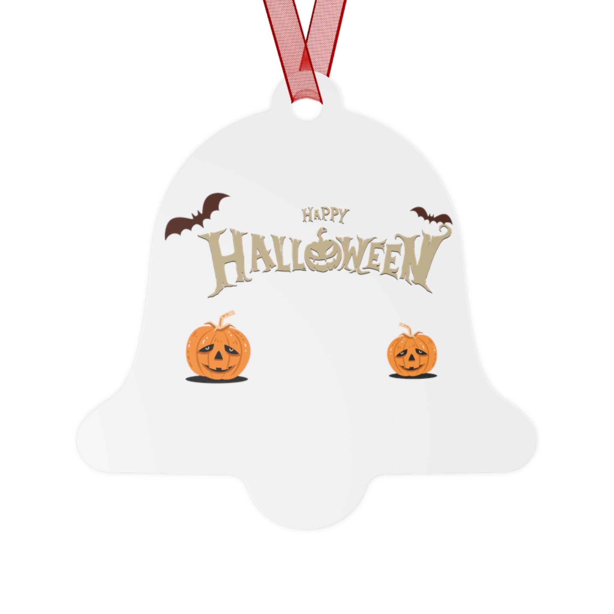 Happy Halloween with Pumpkin | Metal Ornaments