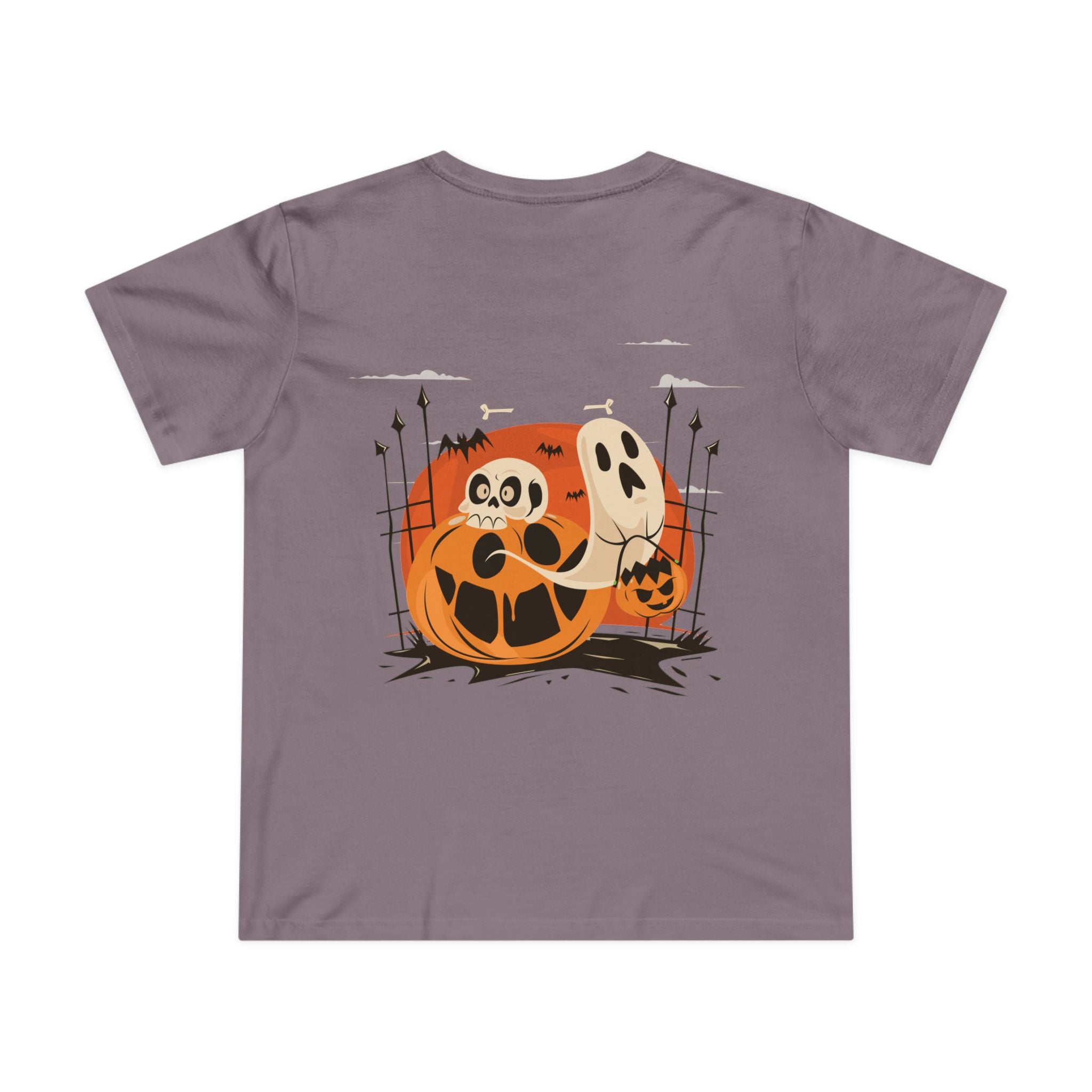 Halloween with Pumpkins | Women’s Maple Tee