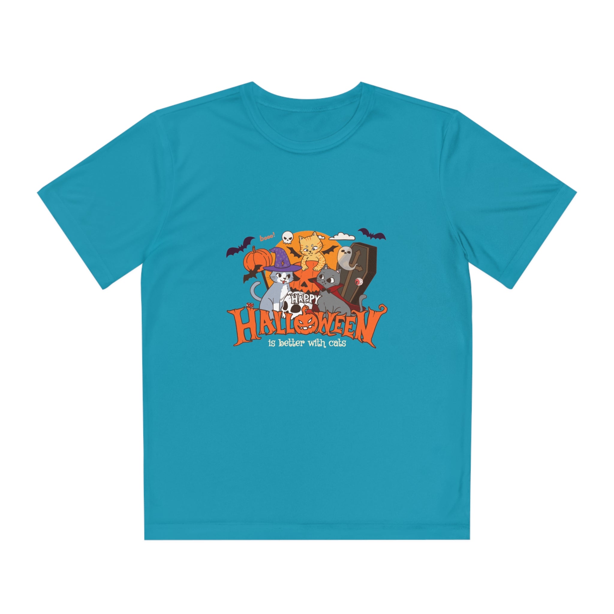 Halloween is Better with Cats | Youth Competitor Tee