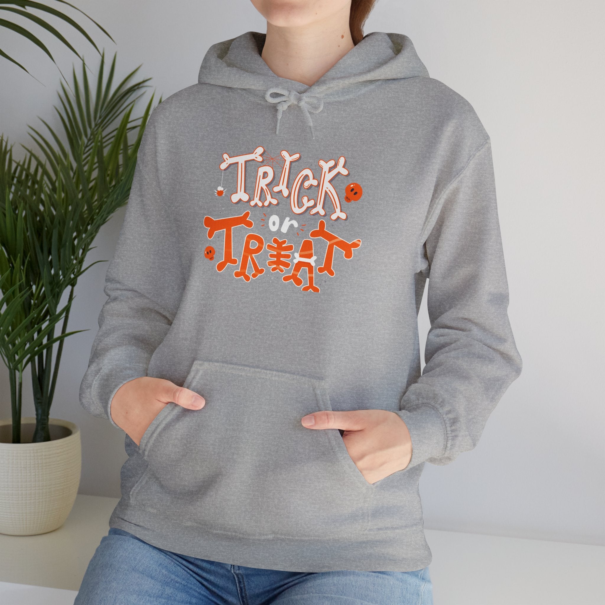 Halloween Trick or Treat  | Unisex Heavy Blend Hooded Sweatshirt