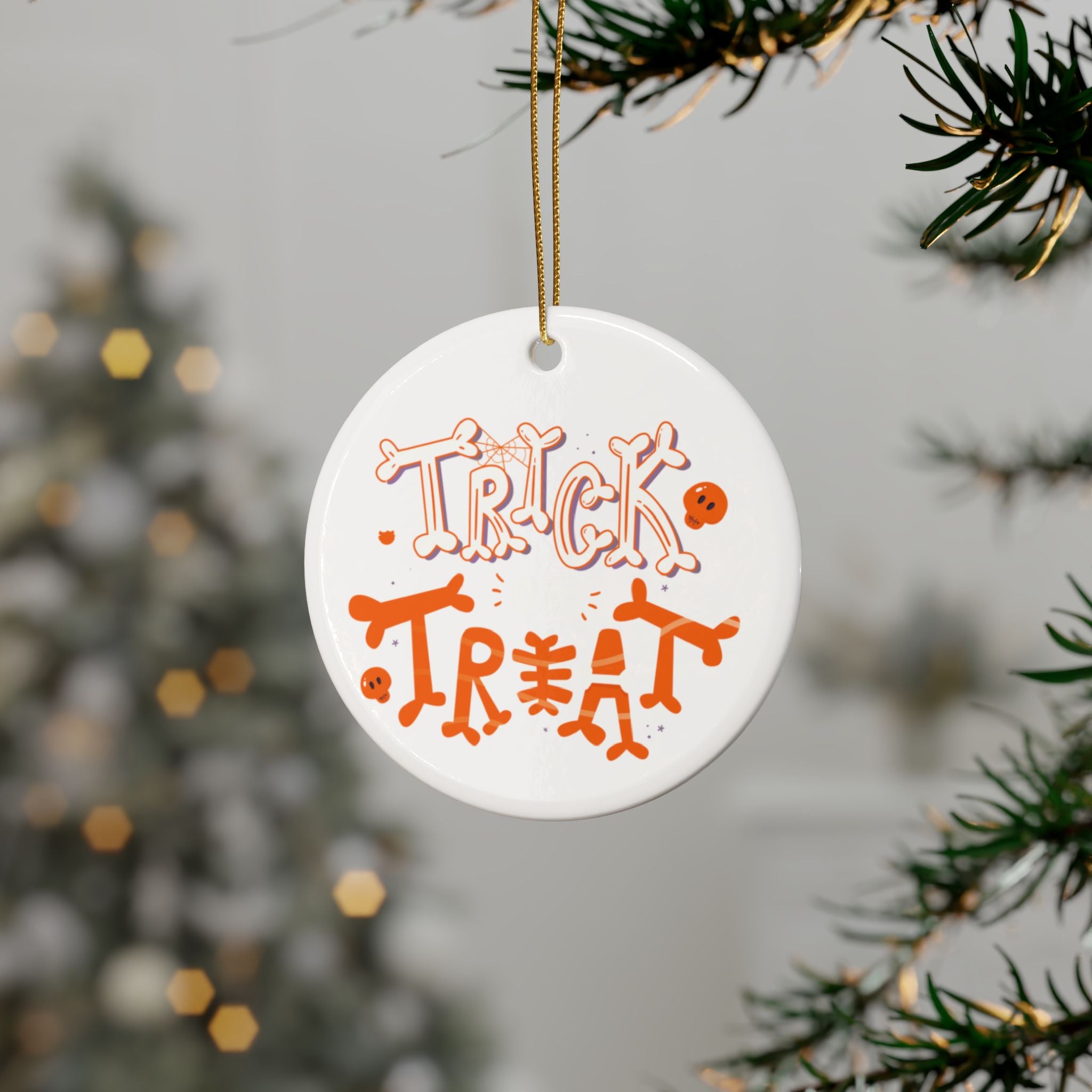 Halloween Trick or Treat | Ceramic Ornaments