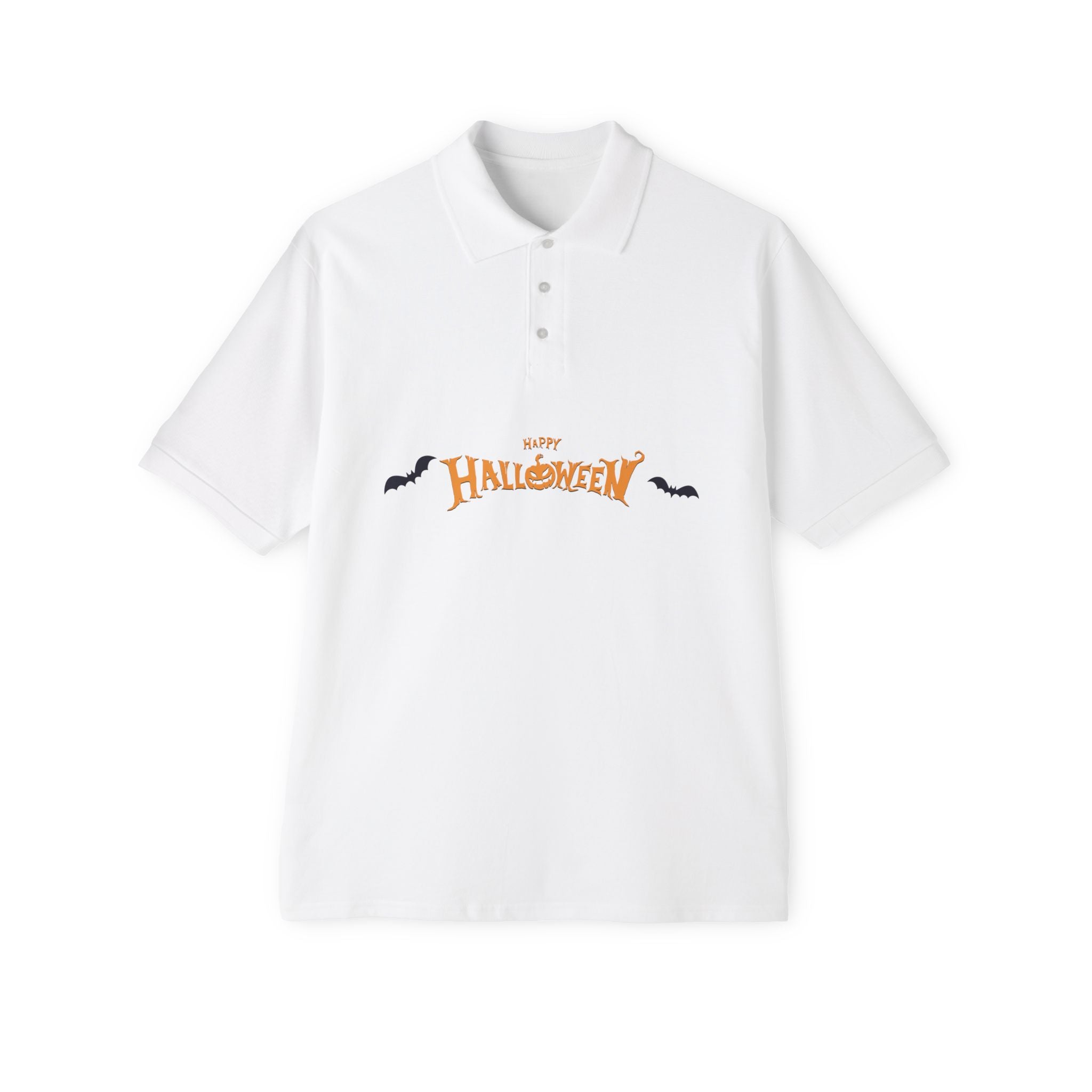 Halloween with Bats | Men's Piqué Polo