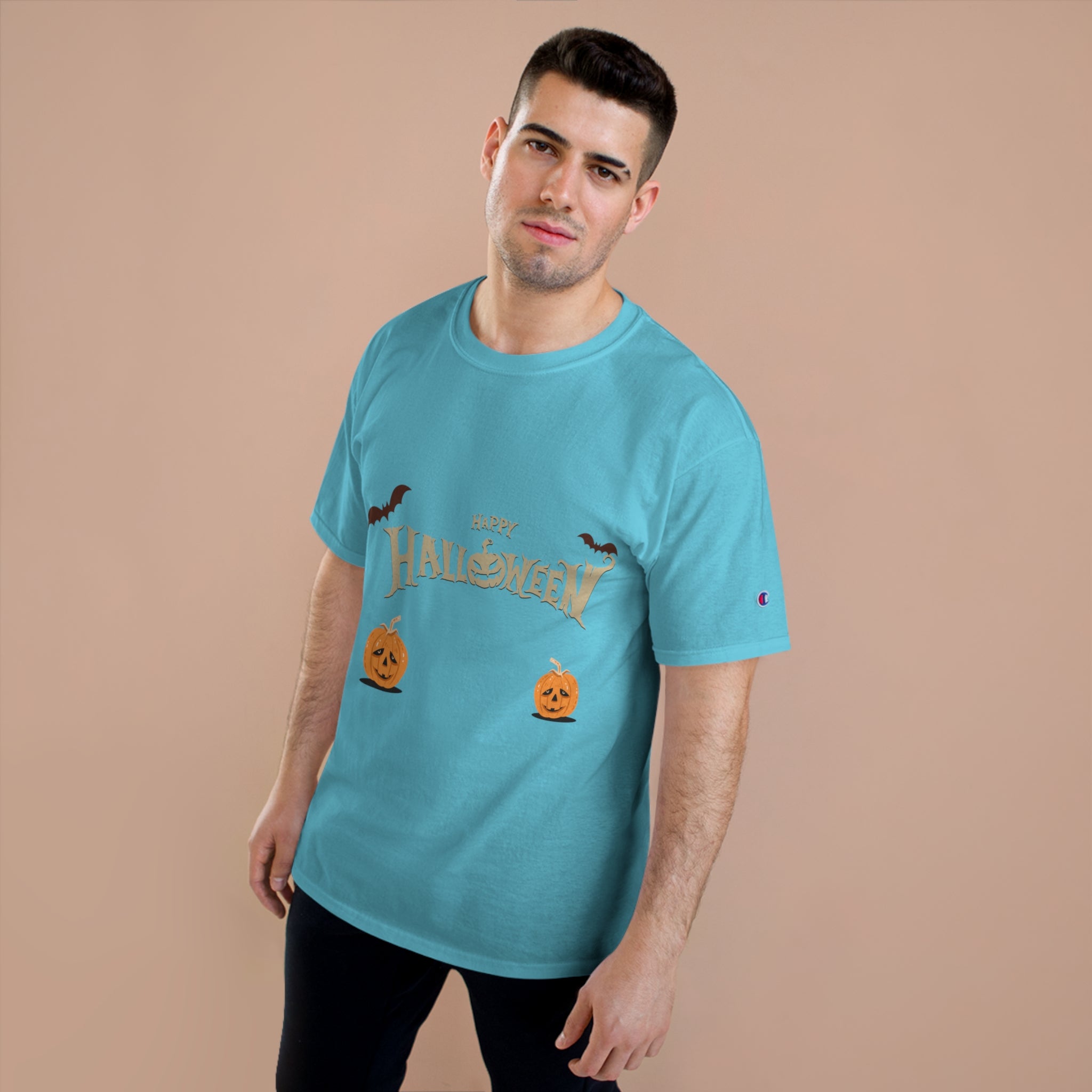 Halloween with Pumpkins | Champion T-Shirt