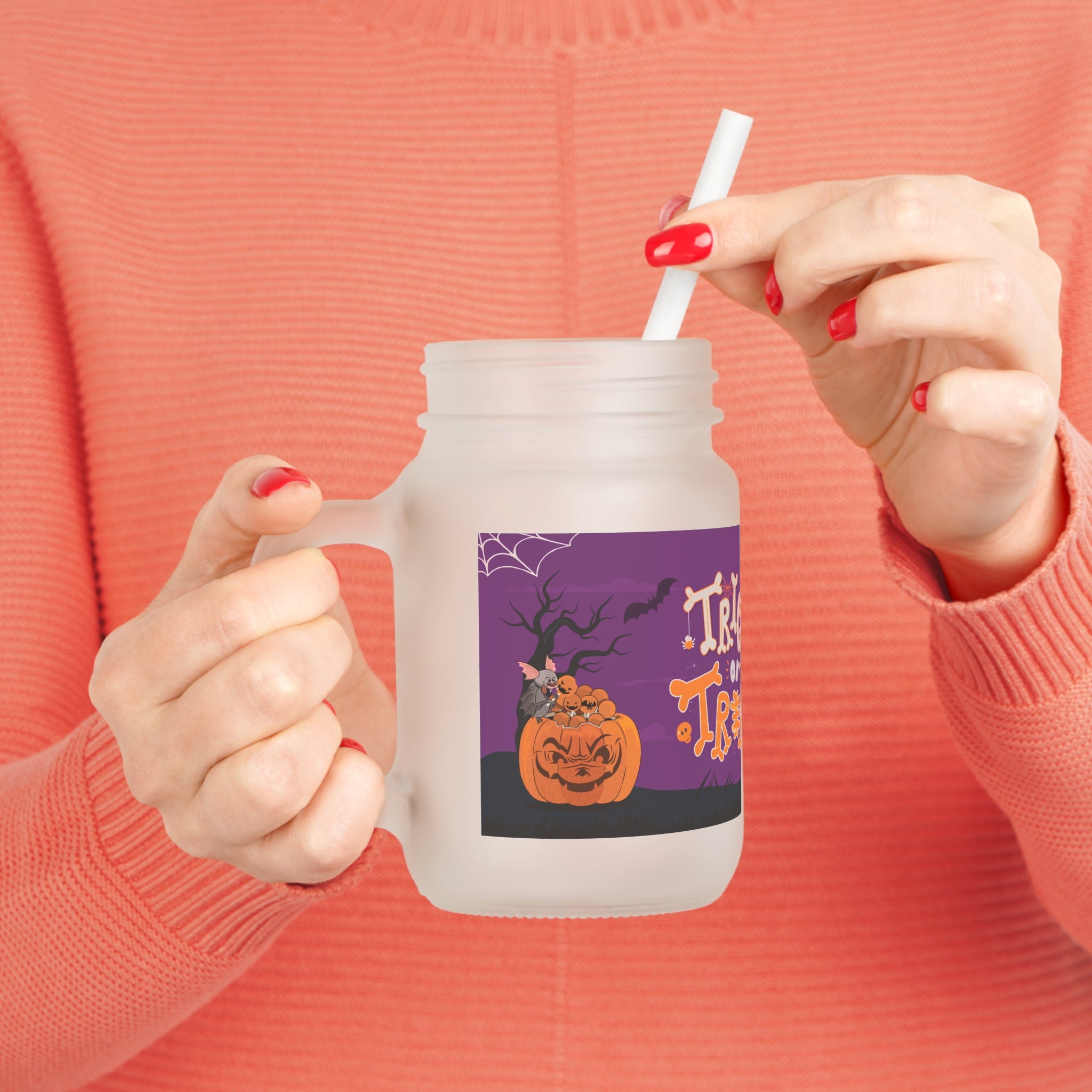Halloween Trick or Treat | Mason Jar