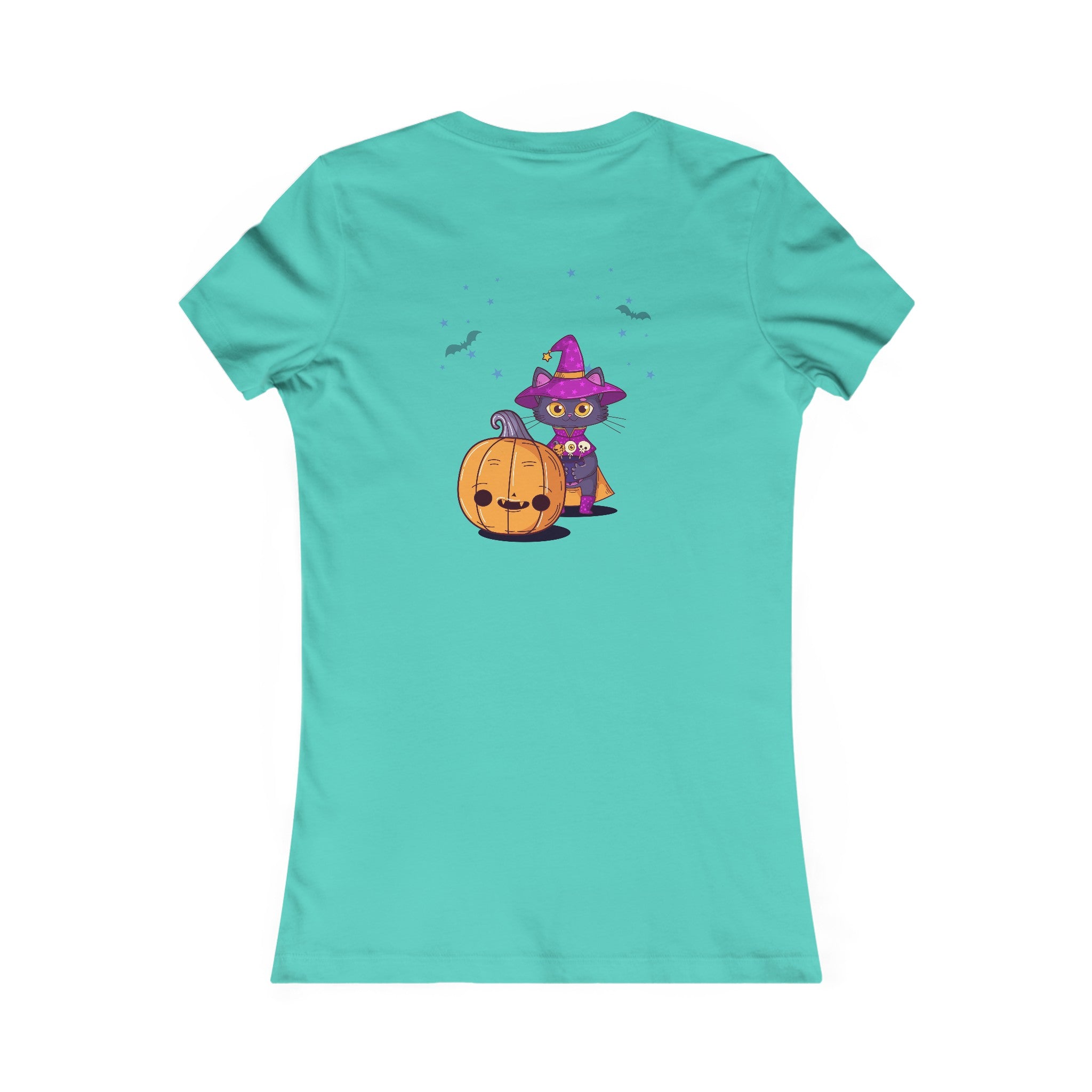 Halloween with Witch's Cats | Women's Favorite Tee