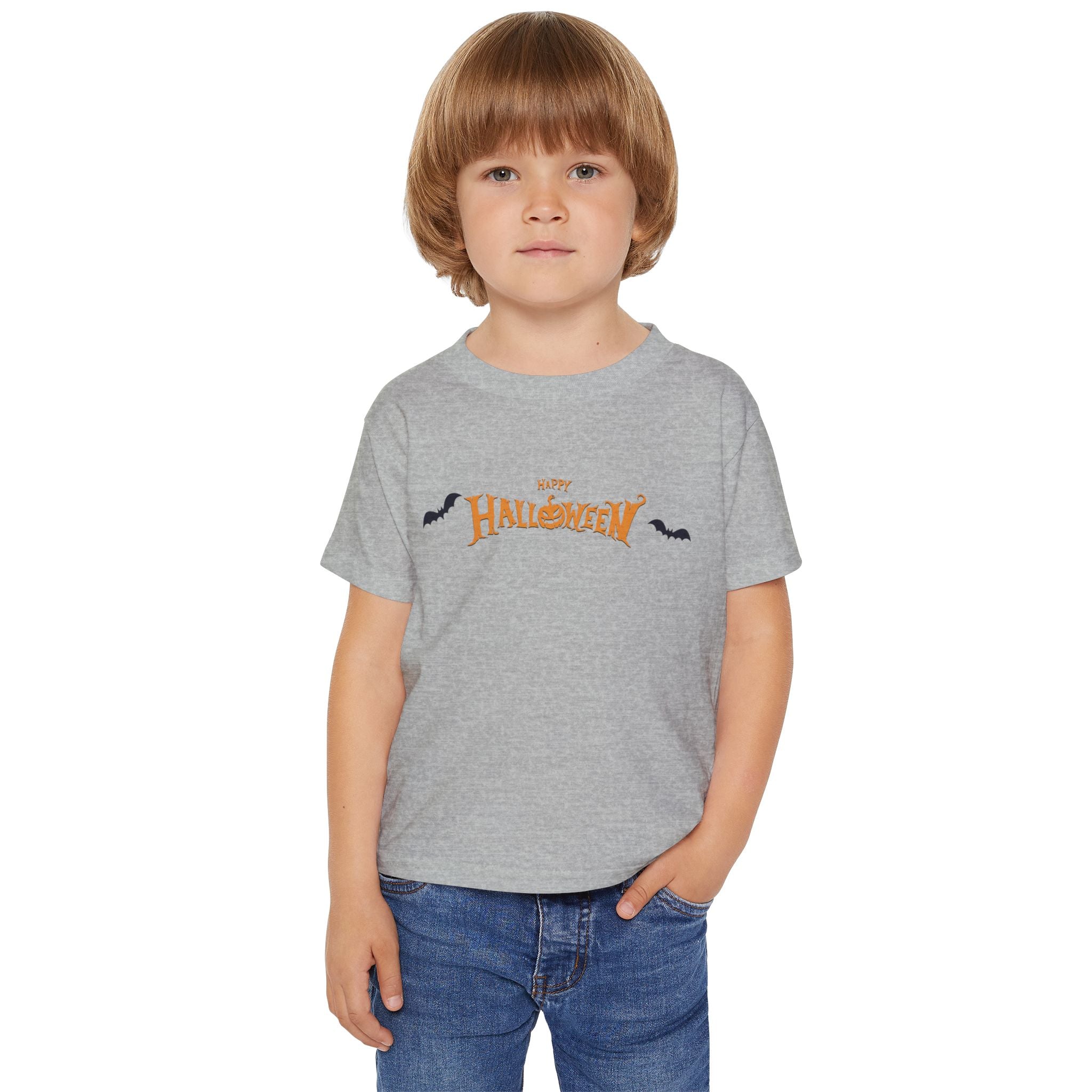 Halloween with Bats | Heavy Cotton Toddler T-shirt