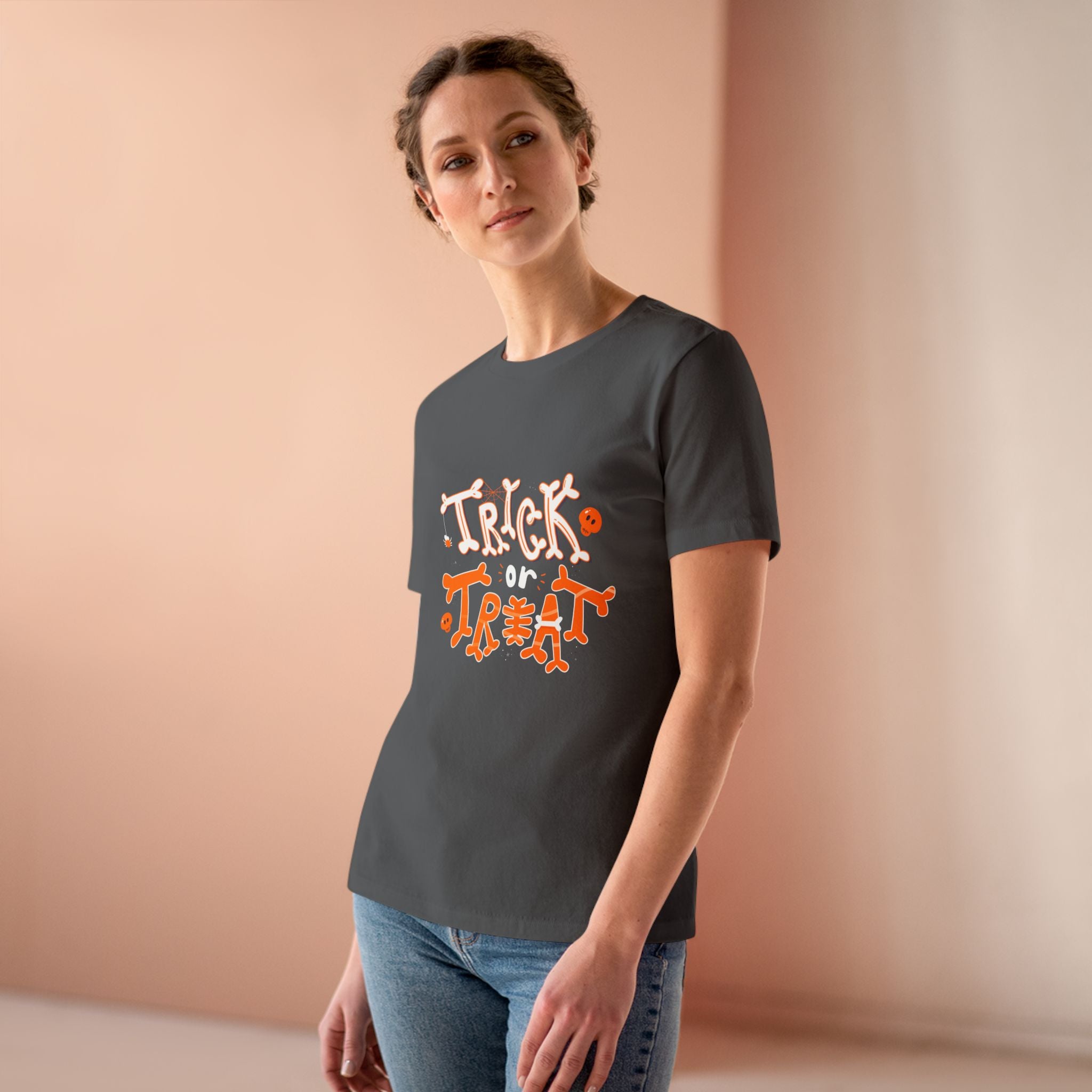 Halloween Trick or Treat | Women's Cotton Tee