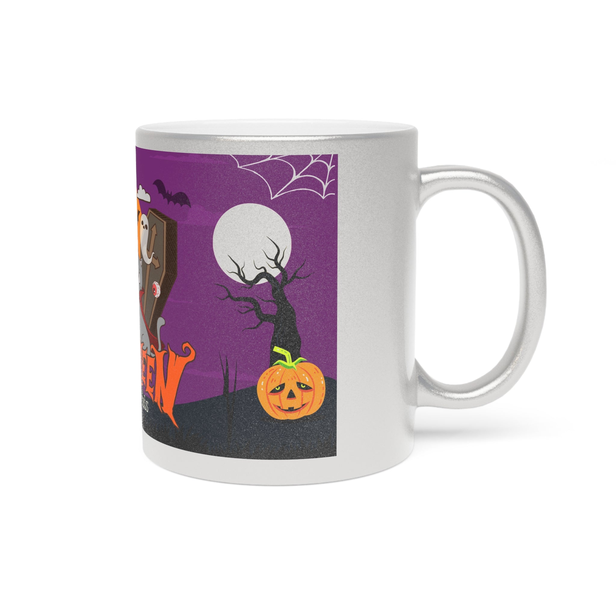 Happy Halloween is Better with Cats | Metallic Mug