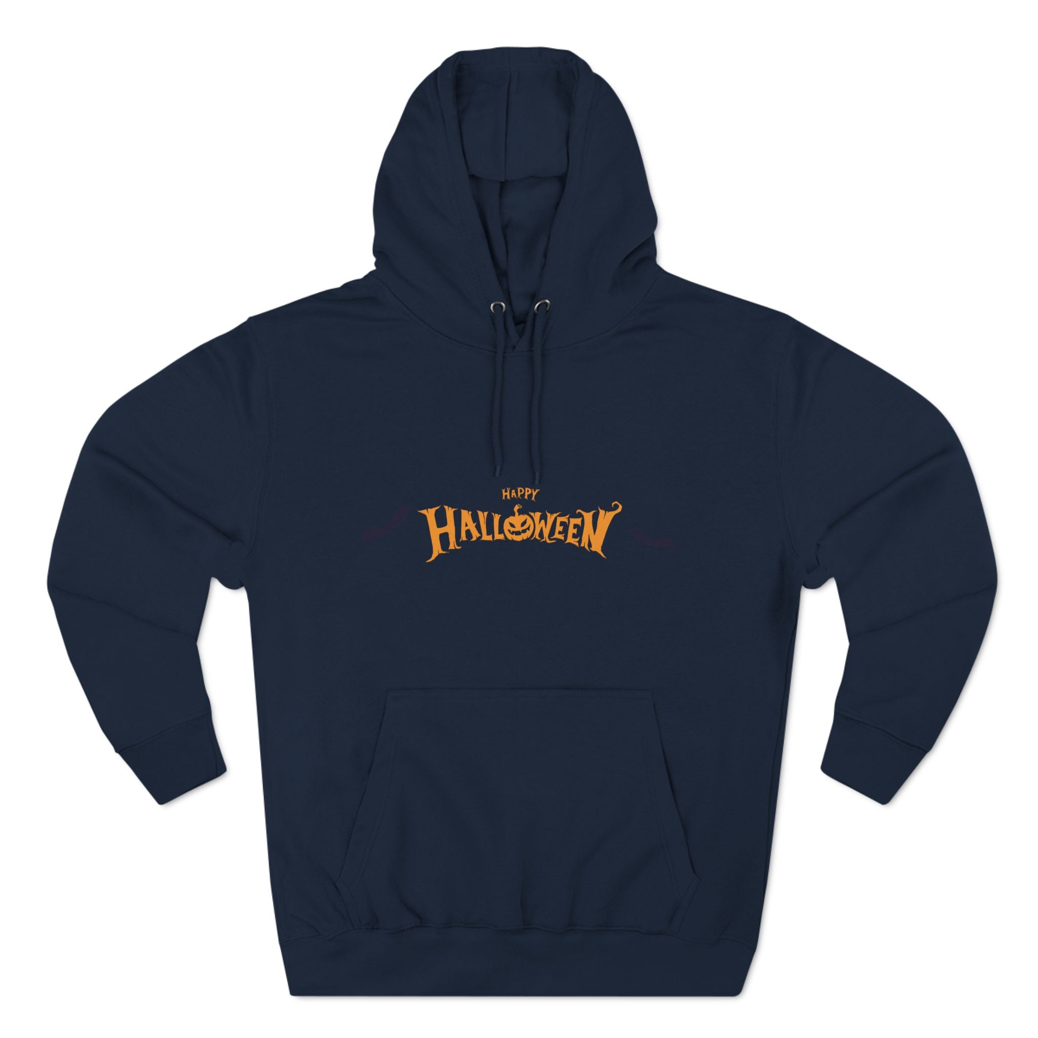 Halloween with Bats | Three-Panel Fleece Hoodie