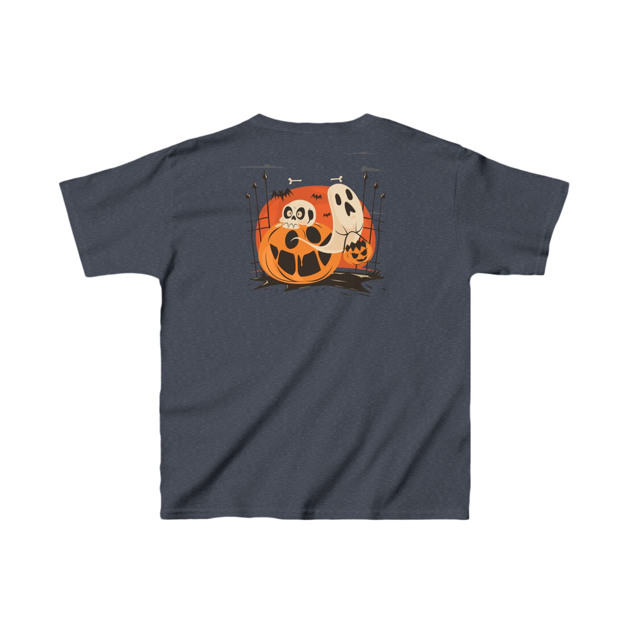 Halloween with Pumpkins | Kids Heavy Cotton Tee
