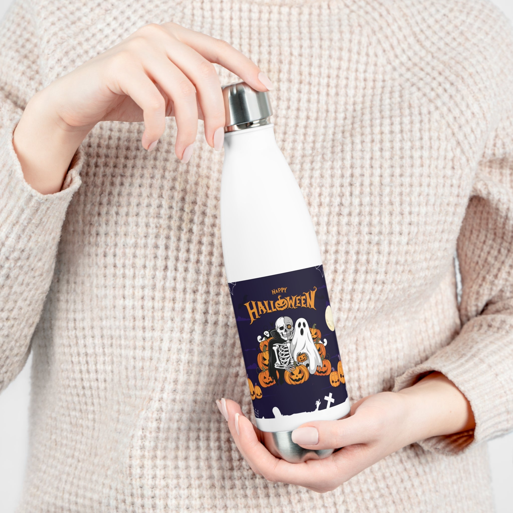 Halloween is Better with Skeleton  | Insulated Bottle