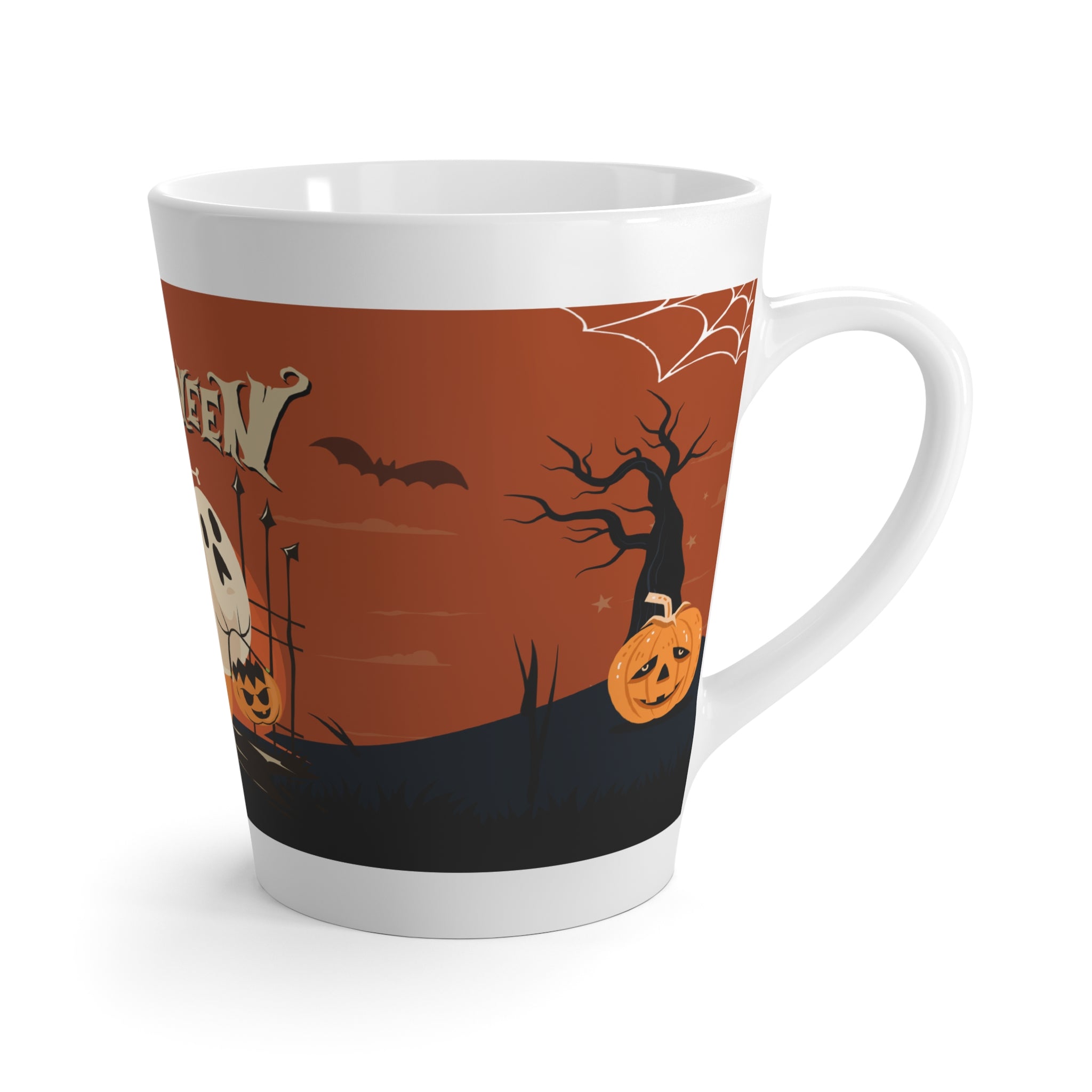 Happy Halloween with Pumpkin | Latte Mug