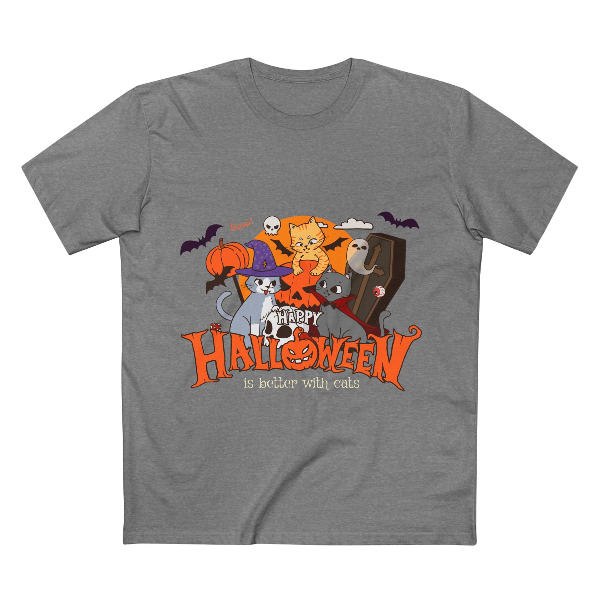 Halloween is Better with Cats | Men's Staple Tee