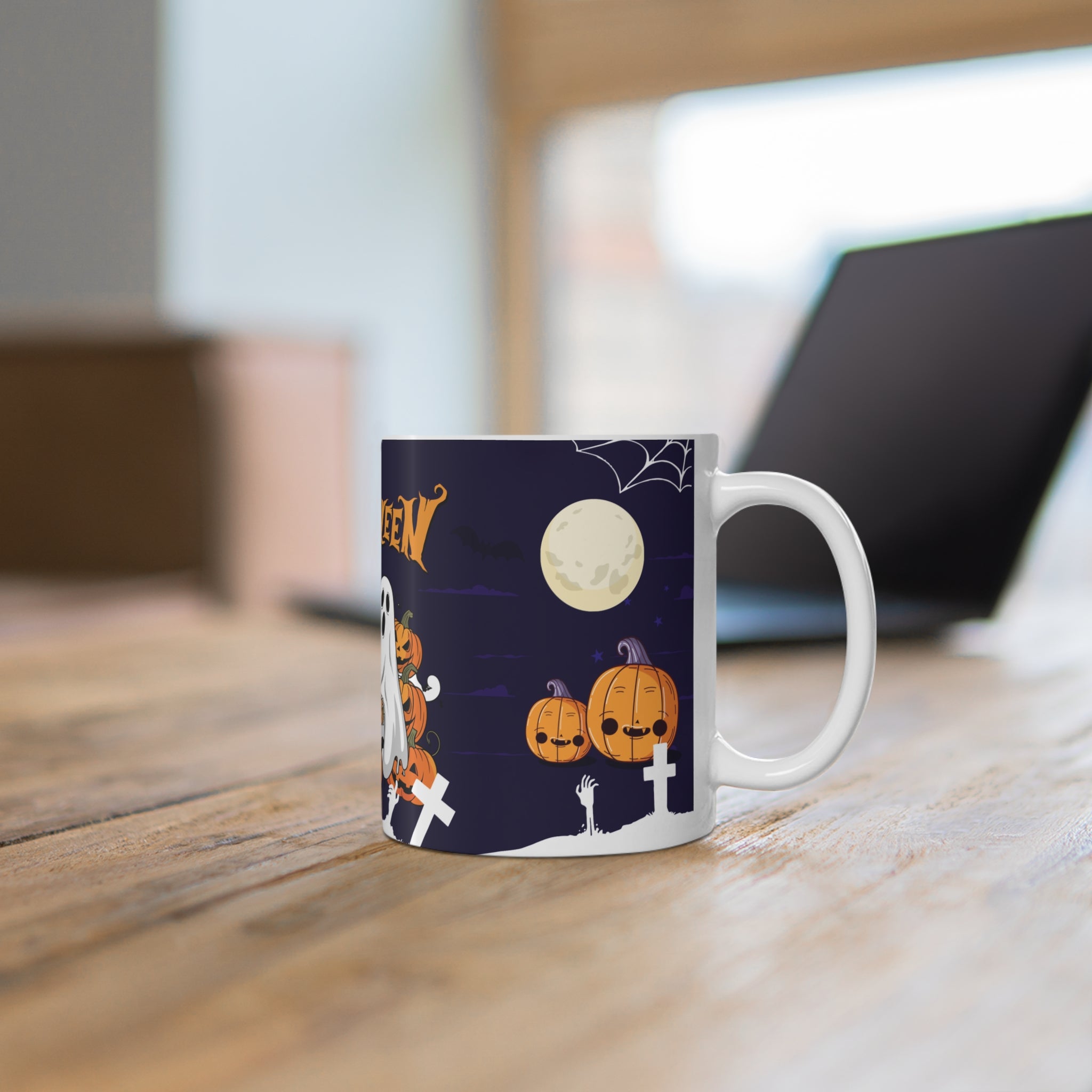 Halloween is Better with Skeleton | Ceramic Coffee Cups