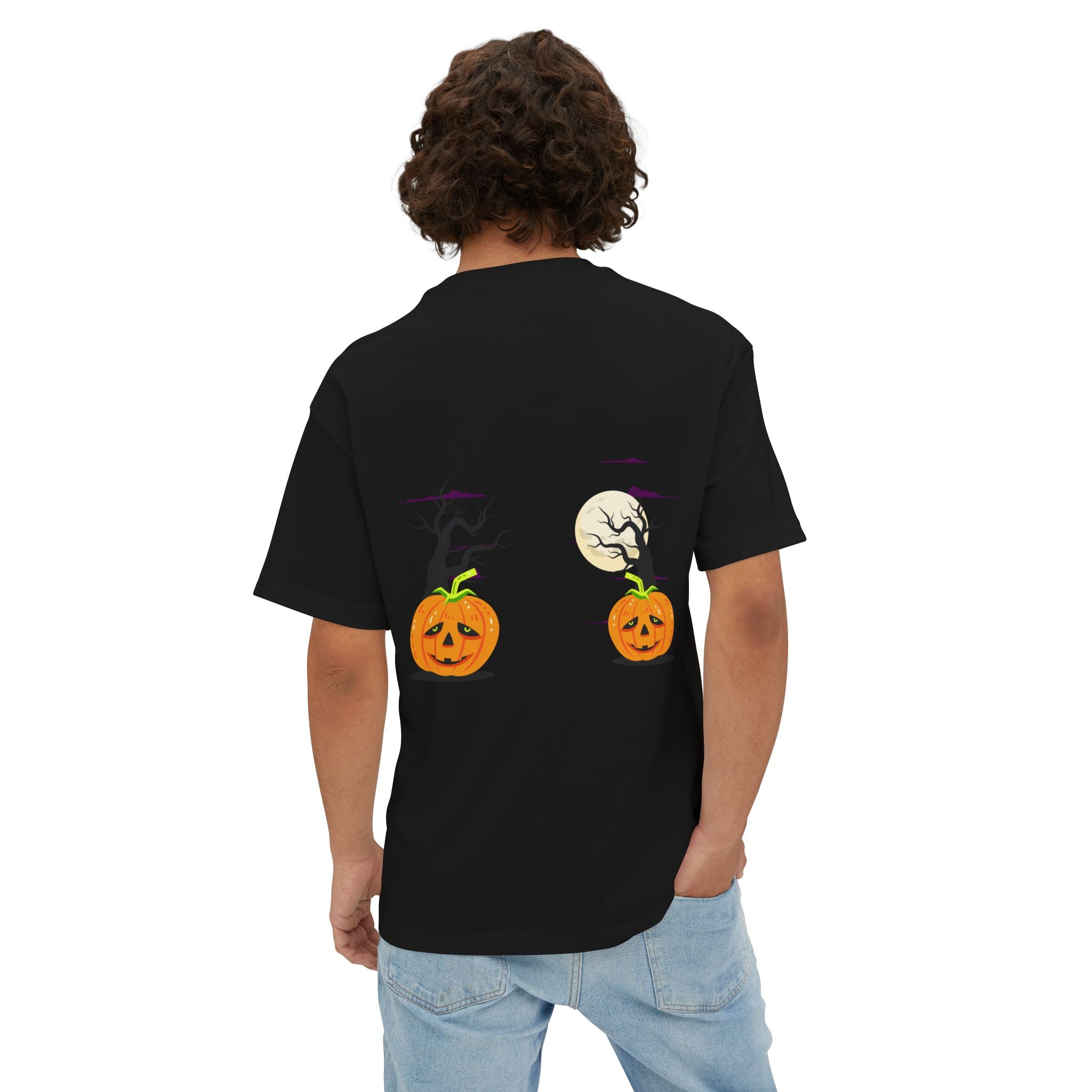 Halloween is Better with Cats | Unisex Oversized Boxy Tee