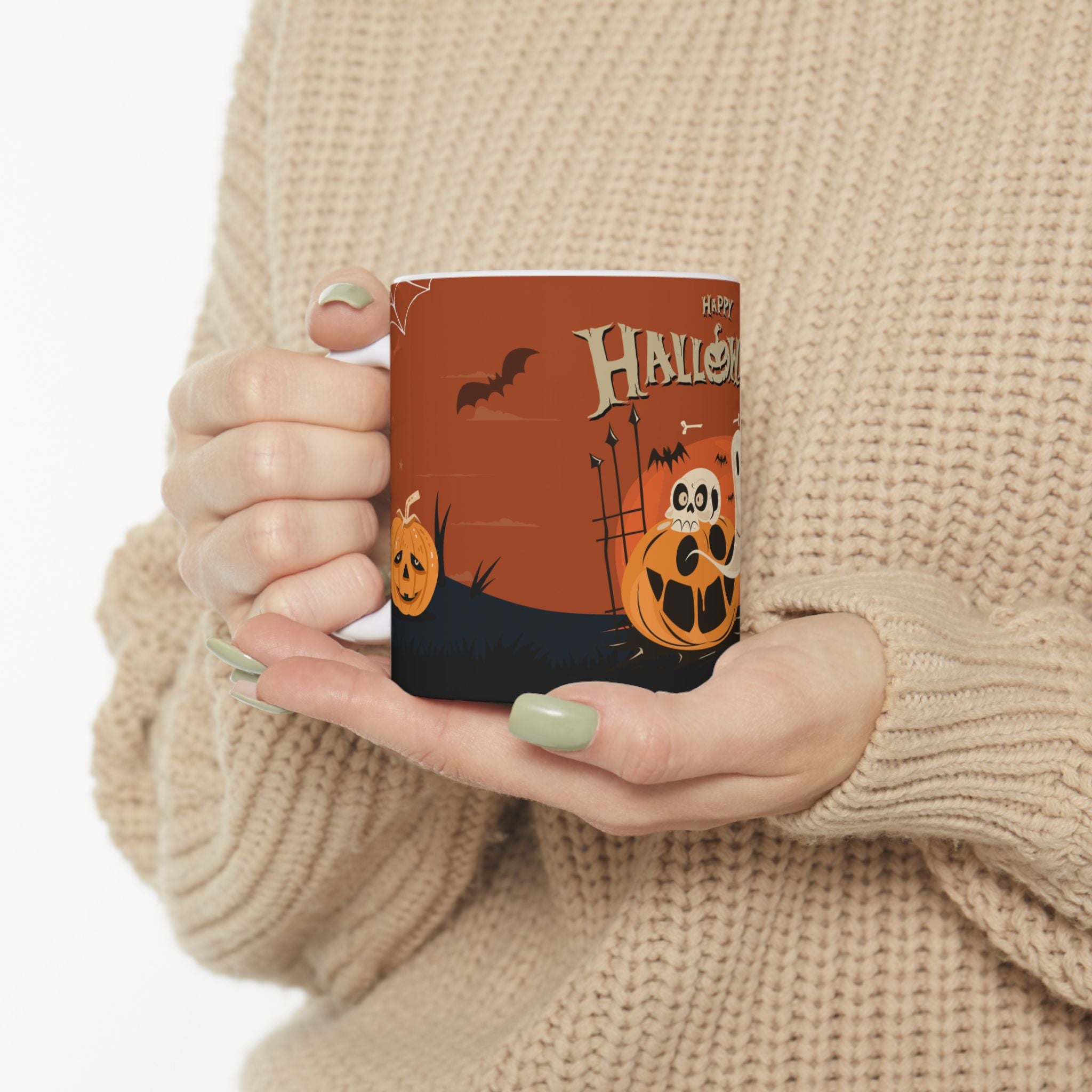 Happy Halloween with Pumpkin | Ceramic Mug