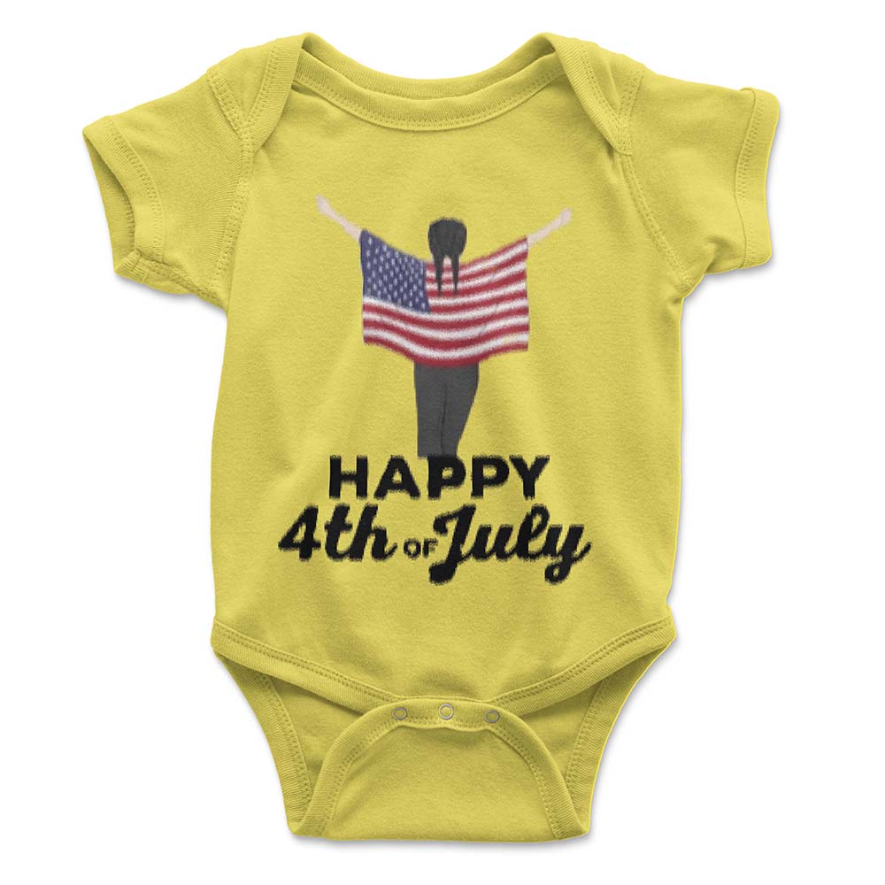 Happy 4th of July | Infant Fine Jersey Bodysuit